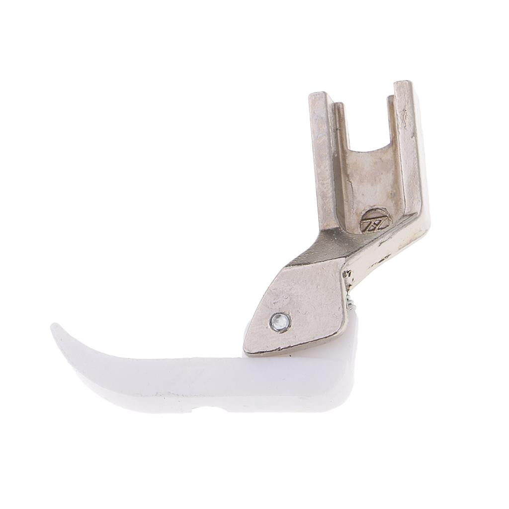 Sewing Narrow Zipper Foot With Plastic Bottom for Industrial Sewing Machines
