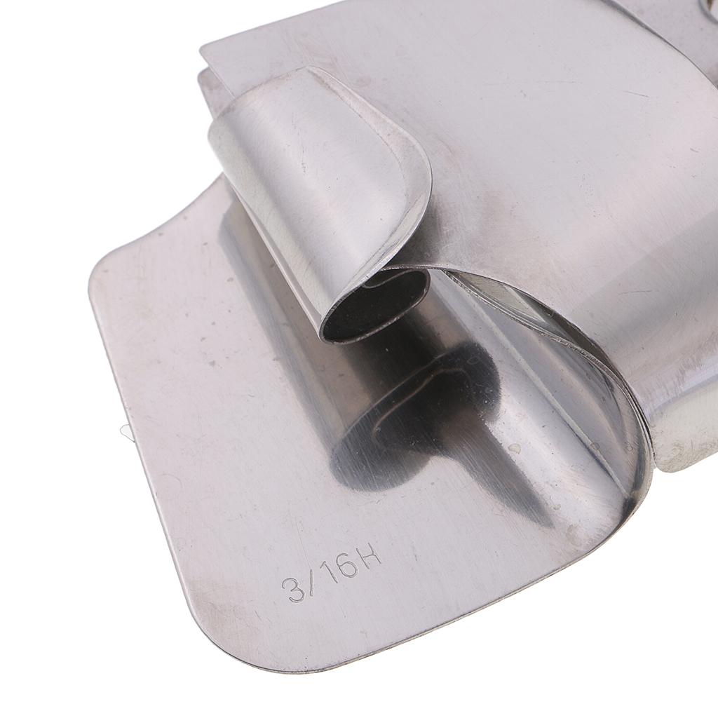 Lap Seam Folder Attaching for Double Needle Industrial Sewing Machine 5mm H