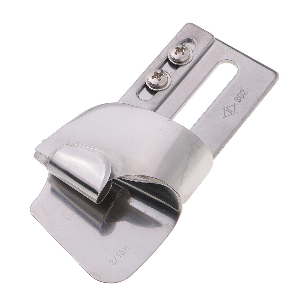 Lap Seam Folder Attaching for Double Needle Industrial Sewing Machine 5mm H