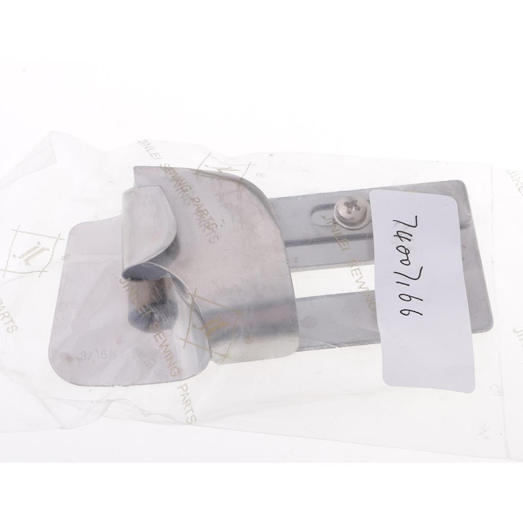 Lap Seam Folder Attaching for Double Needle Industrial Sewing Machine 5mm H