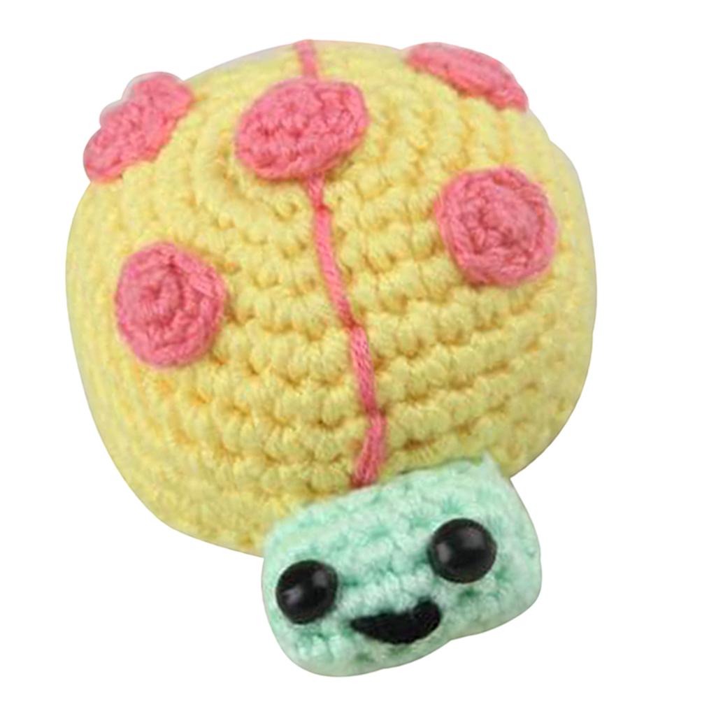 DIY Ladybug Doll Crochet Kit For Beginners Knitting Animal Stuffed Toys