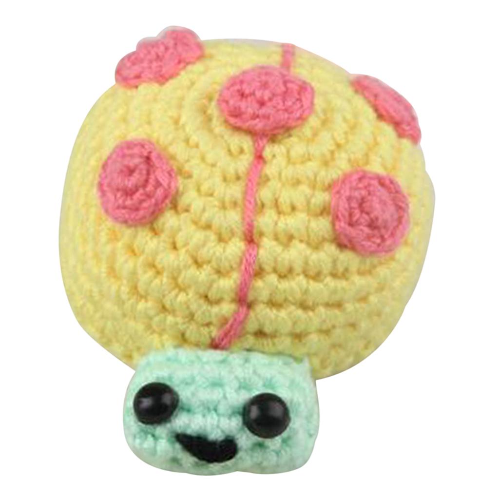 DIY Ladybug Doll Crochet Kit For Beginners Knitting Animal Stuffed Toys