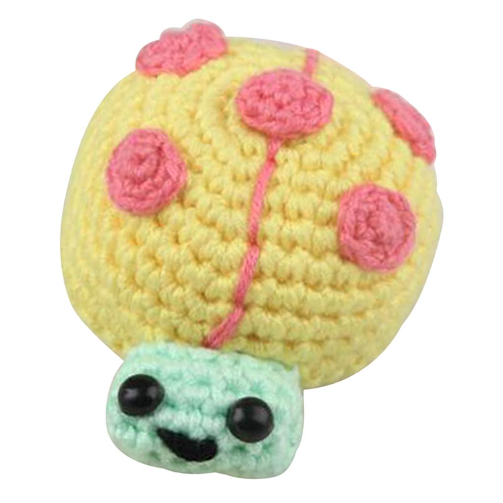 DIY Ladybug Doll Crochet Kit For Beginners Knitting Animal Stuffed Toys