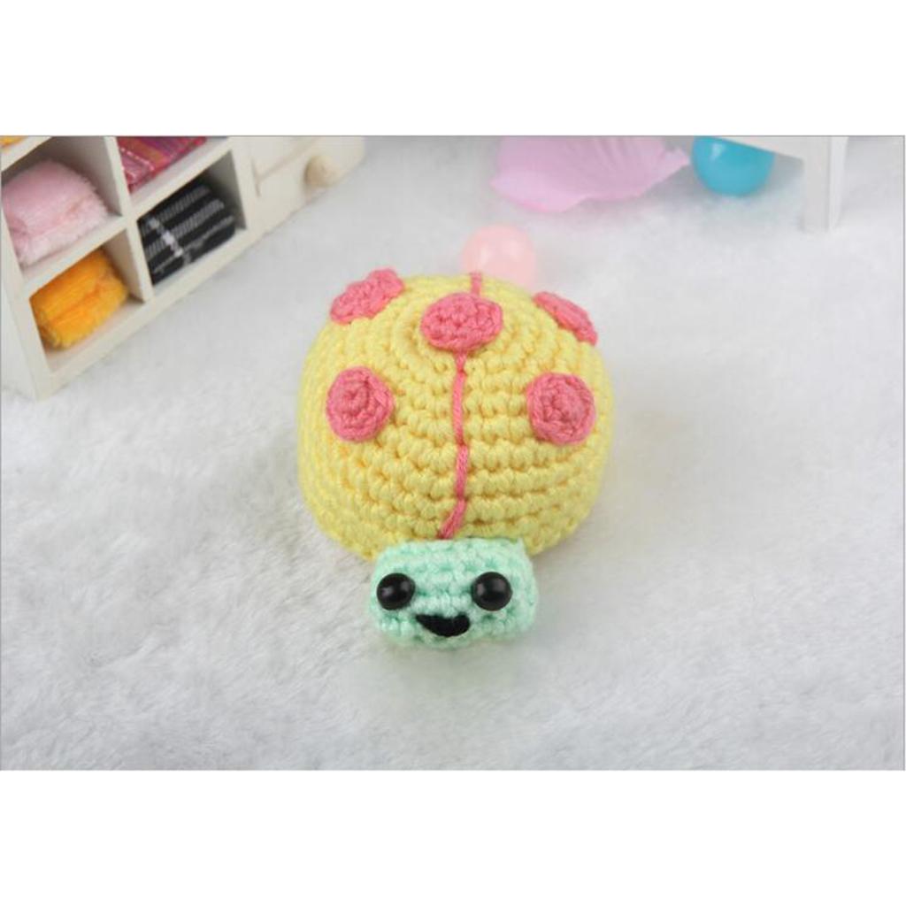 DIY Ladybug Doll Crochet Kit For Beginners Knitting Animal Stuffed Toys