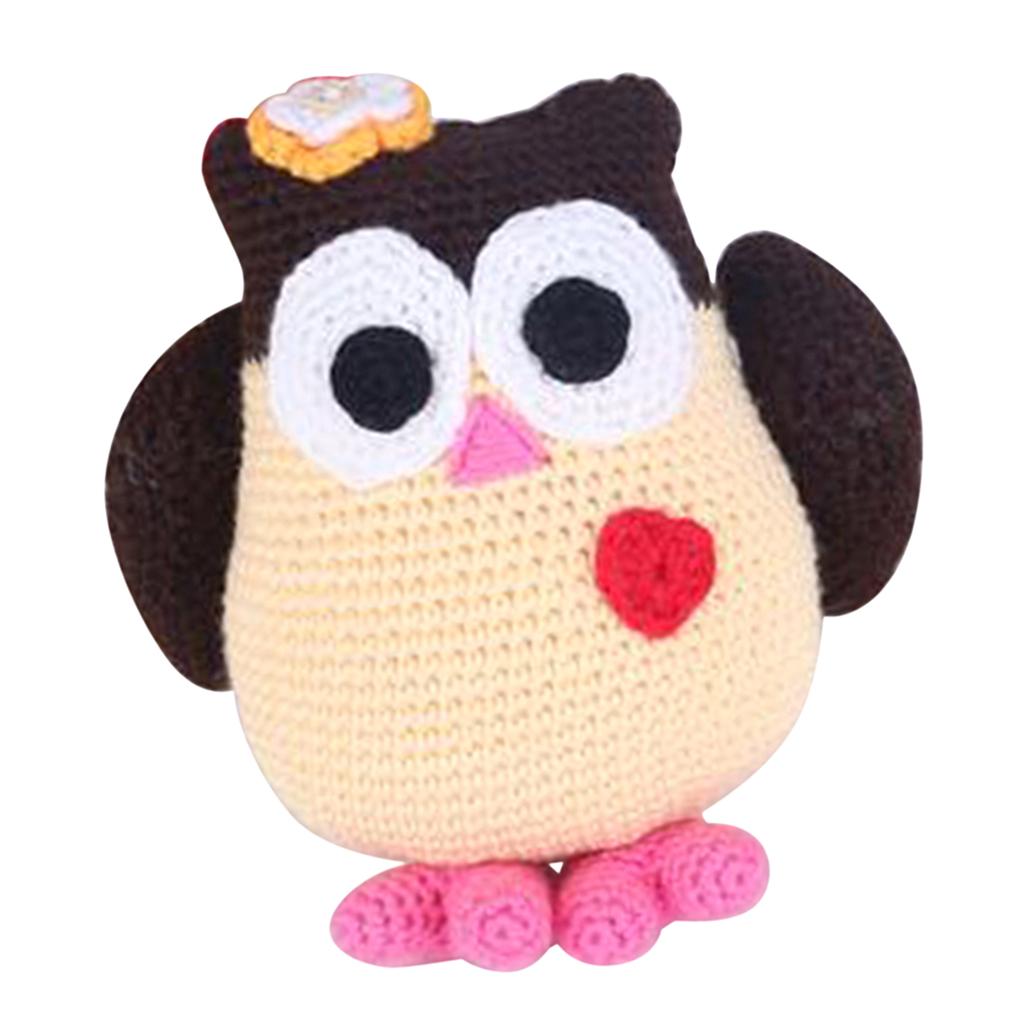 Creative Doll Owl Crochet Knitting Kit DIY Handmade Crocheted Ornaments