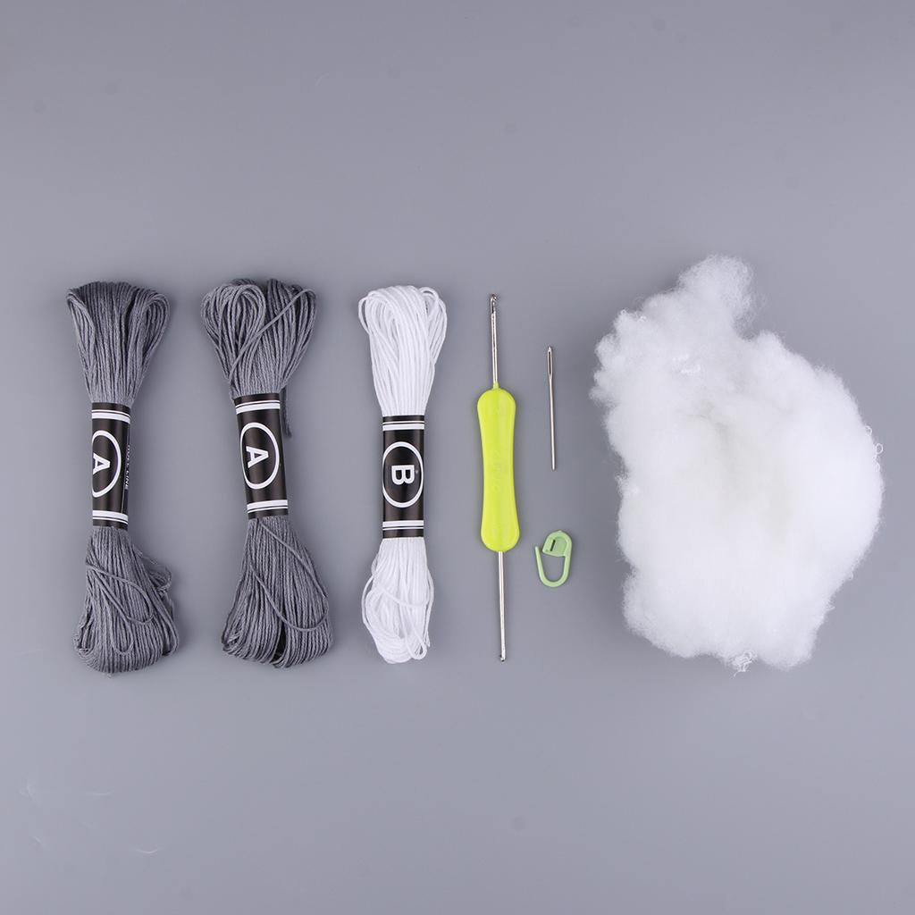 Crochet Kits Bone Deisgn DIY Stuffed Toy Material Package for Children Gift
