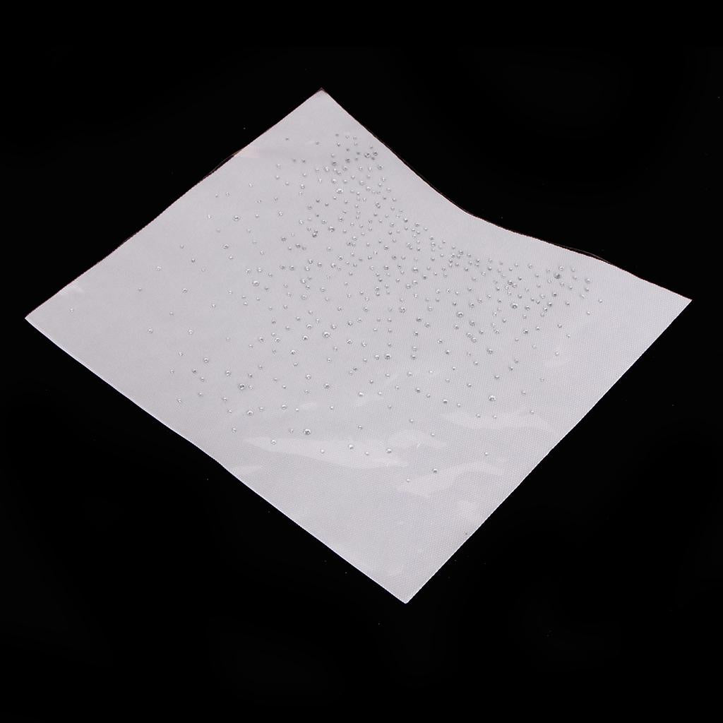 Neckline Collar Trim Rhinestones Heat Transfer Iron on Motif Applique 1