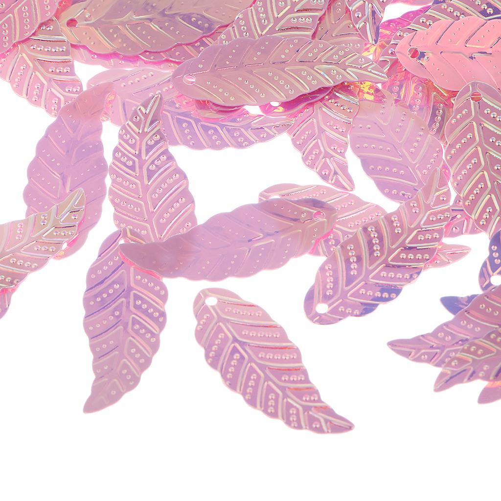 Bag of 1100pcs Leaf Loose Sequins for DIY Clothes Dress Sewing Accessories A