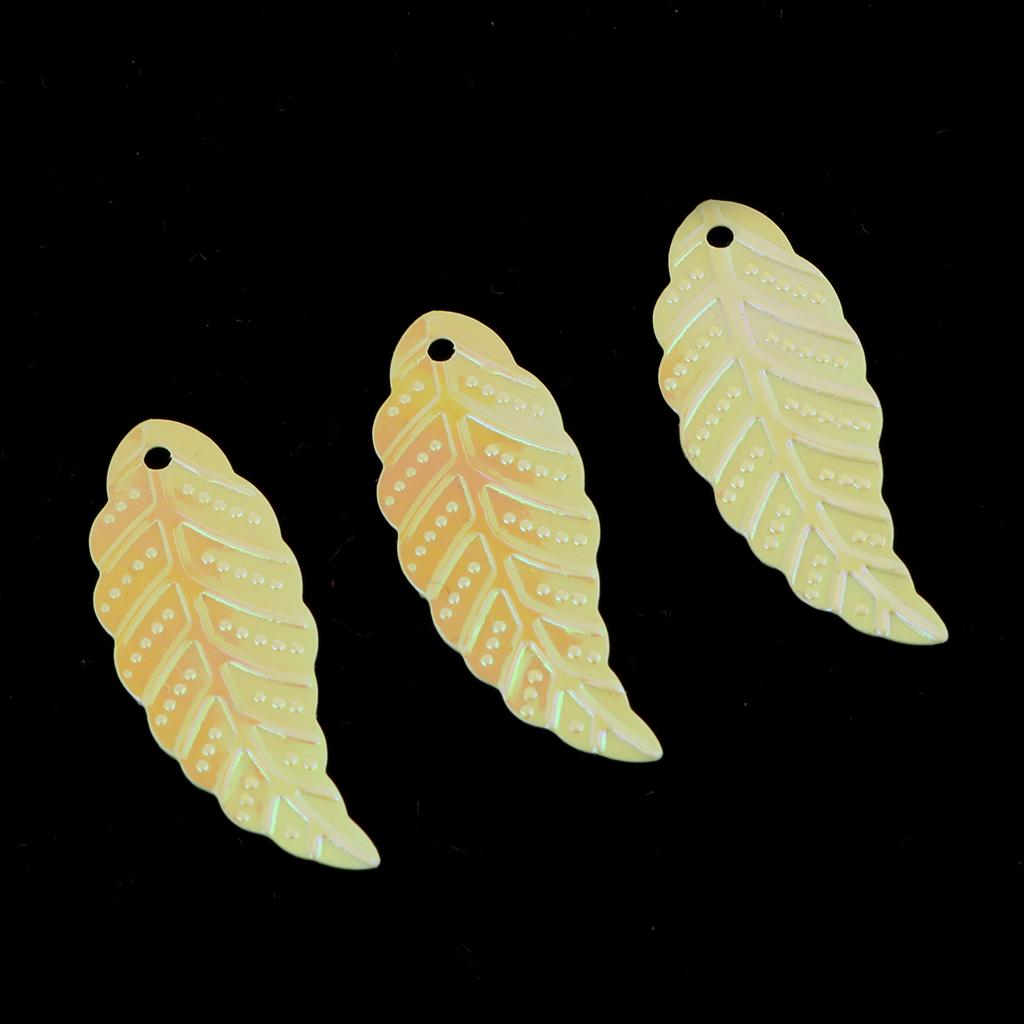 Bag of 1100pcs Leaf Loose Sequins for DIY Clothes Dress Sewing Accessories B
