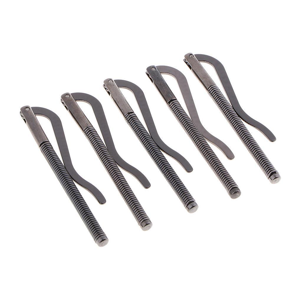 5pcs Bifold Money Clip Bar Plate Leather Craft Cash Holder Spring Clamp 03