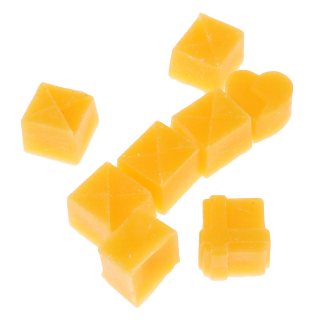 10pcs Pure Beeswax Block for Leather Working Thread Waxing Polishing Tool