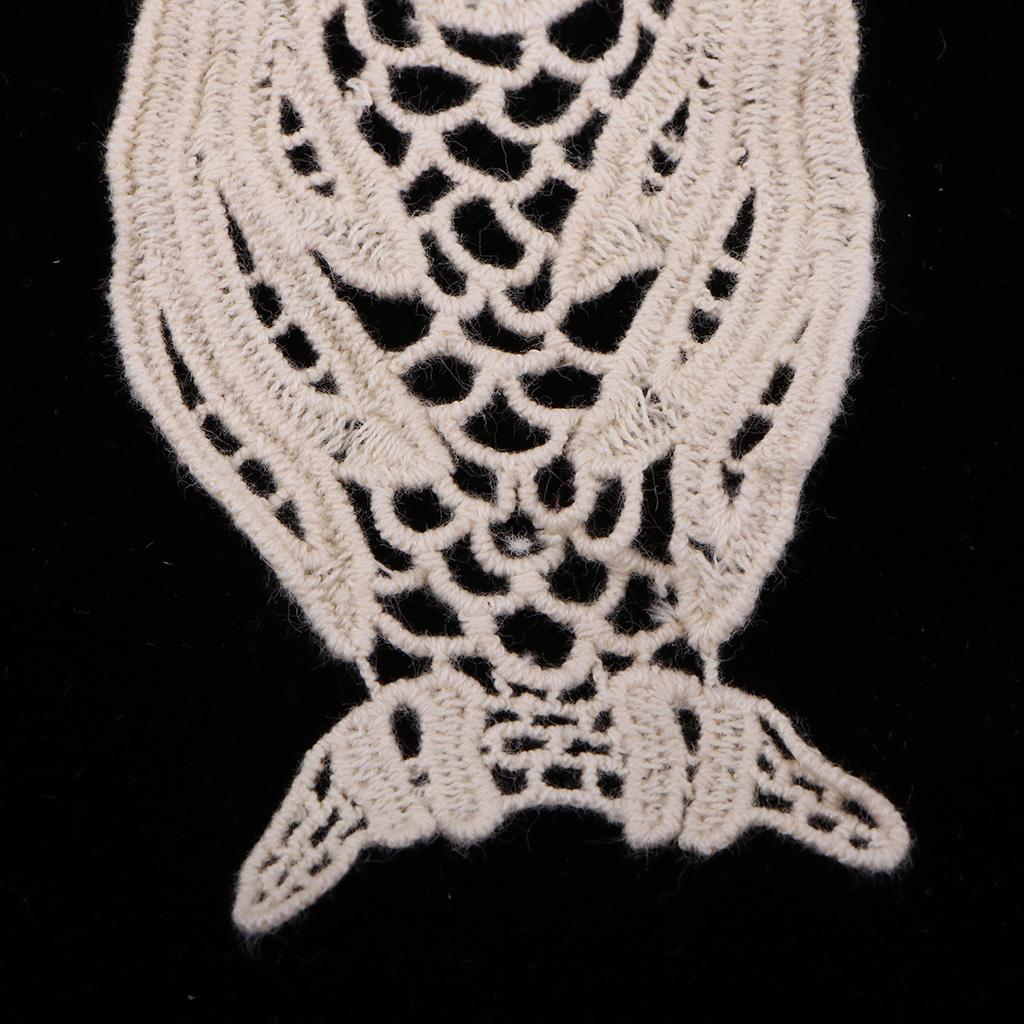 6x1 Piece Cotton Embroidered Owl Patches Appliques for Clothes Dress Bag Decor