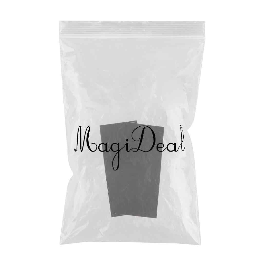 2pcs Waterproof Self-adhesive Repair Patch for Down Jackets Bag Black