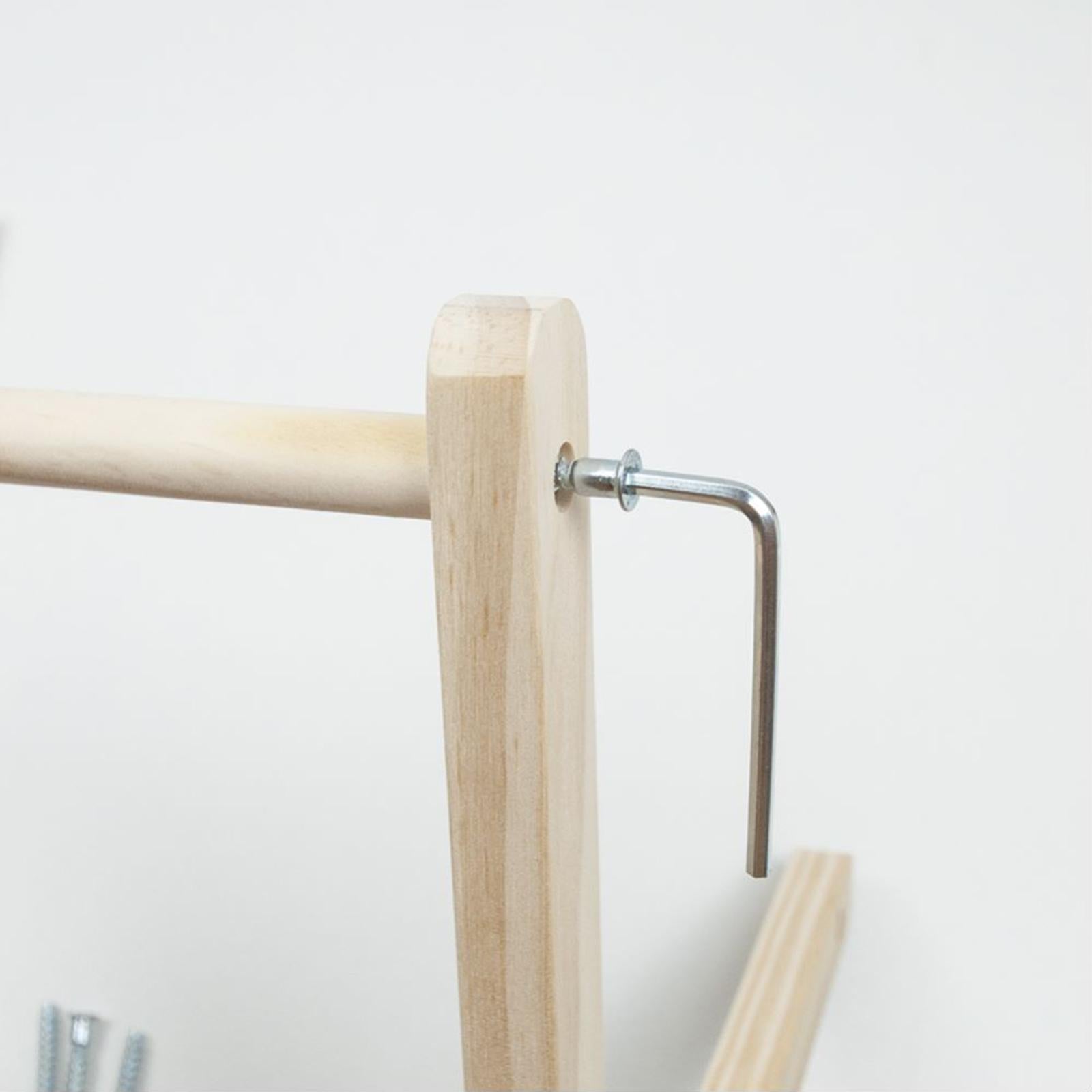 DIY Magazine Rack Display Towel Storage Mail Holder Wood Home Desk Organizer