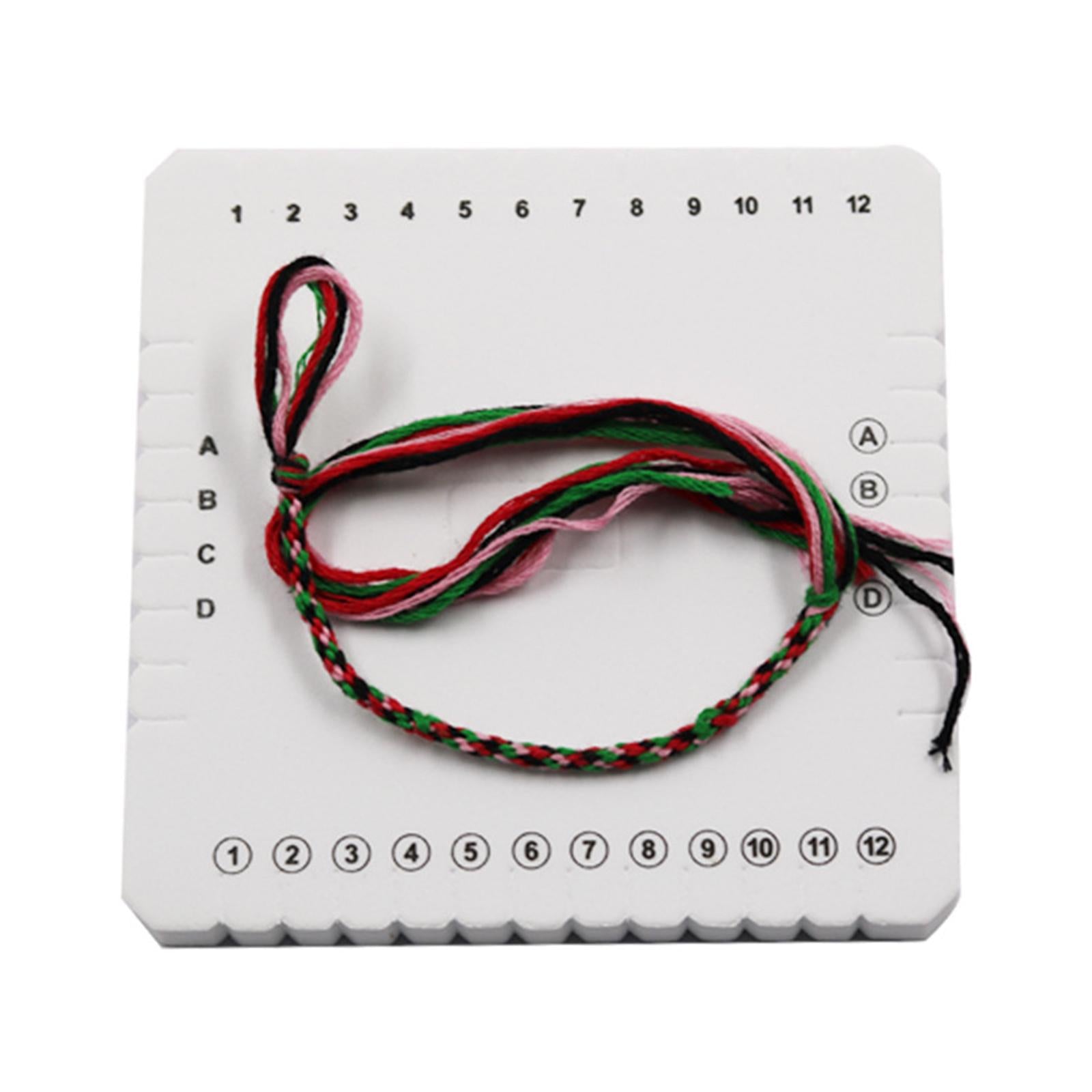 Braiding Disk Kumihimo Beading Cord Disc Bracelet Knitting Loom Weaving Kids