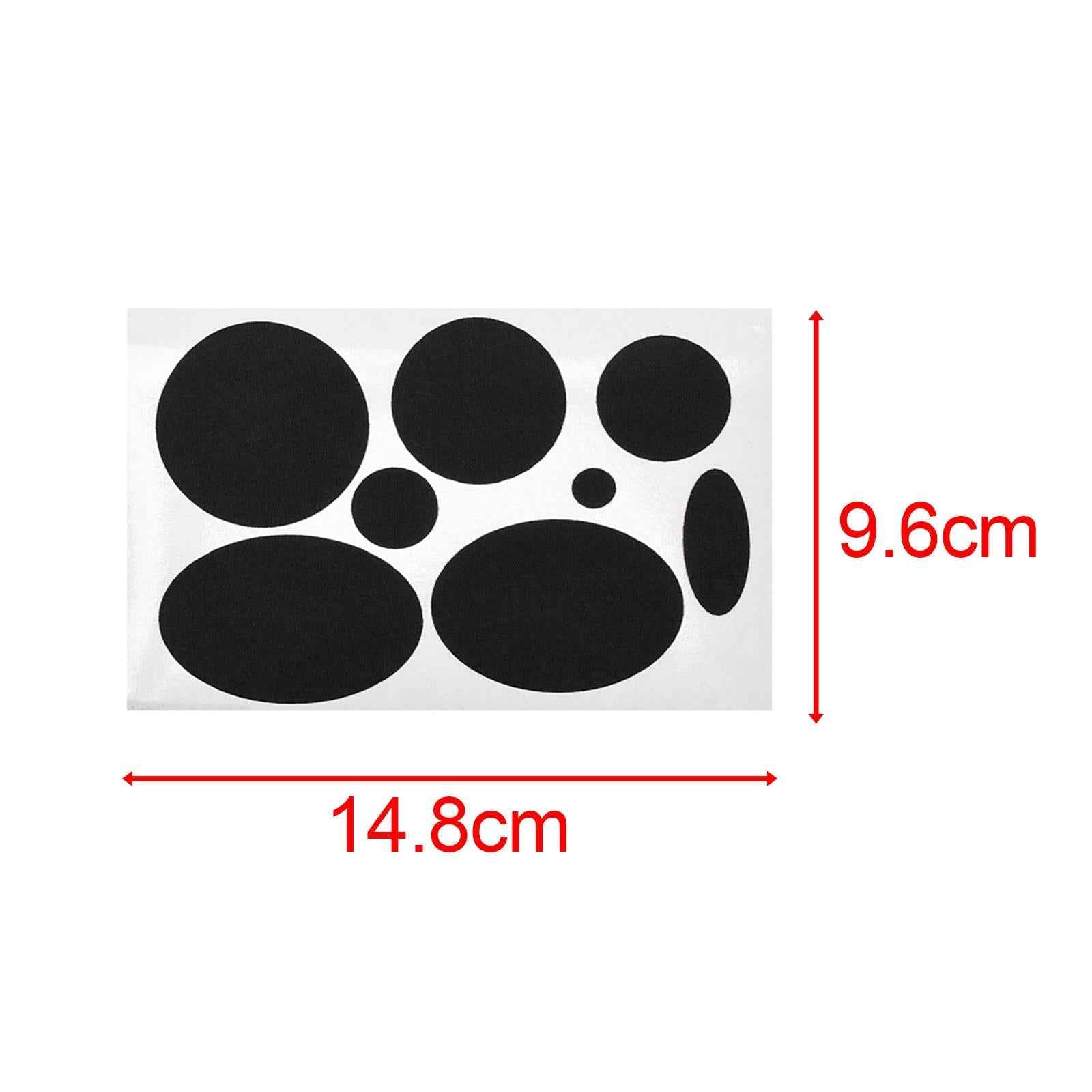 Down Jacket Repair Patches Clothing Repair Patch Fabric Patch for Clothes 8pcs Black