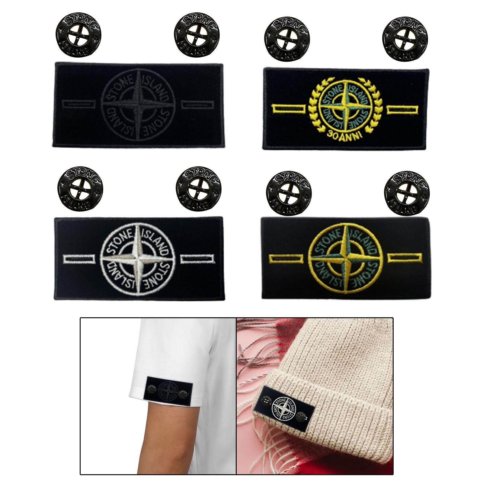 2xEmbroidery Sticker Badge DIY Decorative Applique for Backpacks Clothing Hats Classic