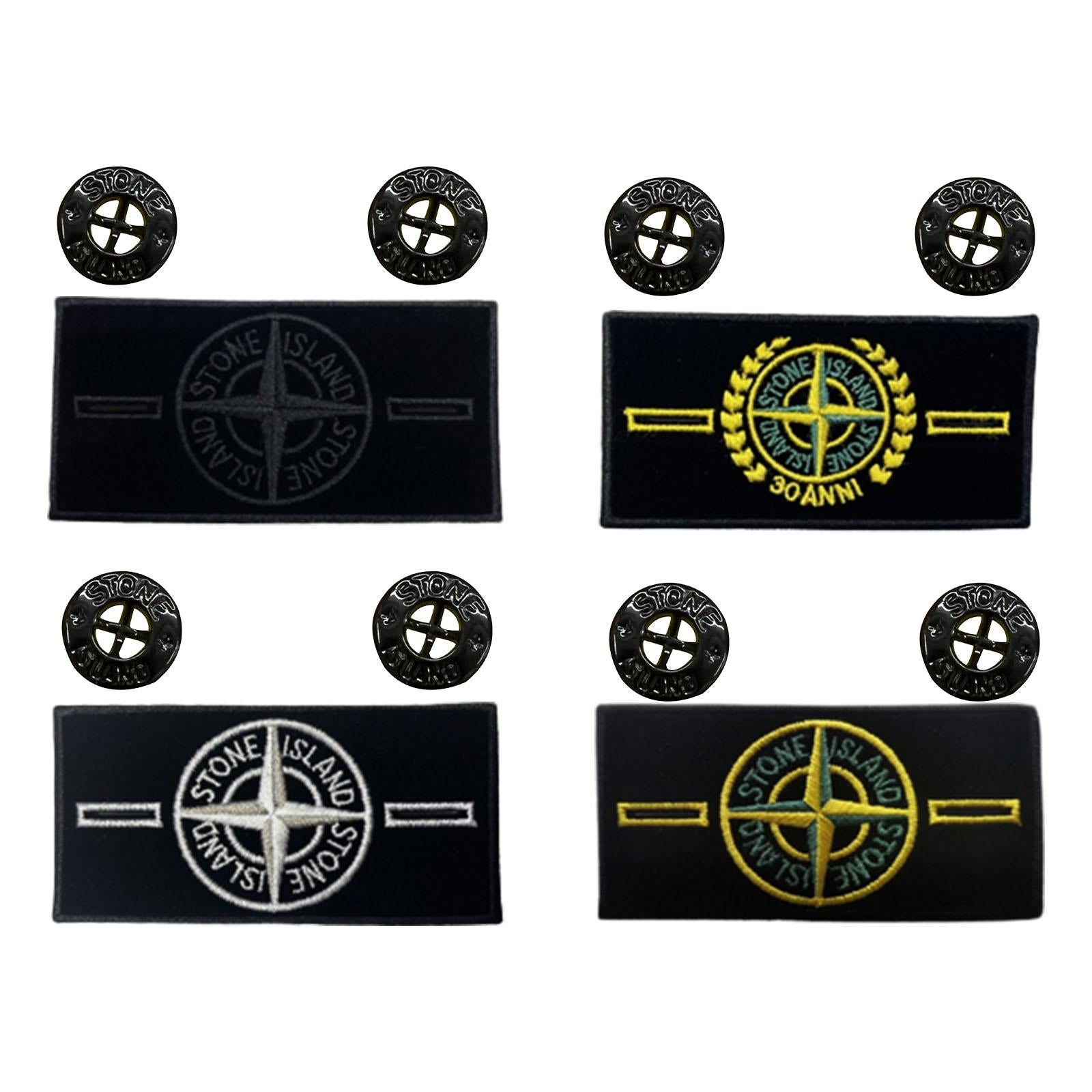 2xEmbroidery Sticker Badge DIY Decorative Applique for Backpacks Clothing Hats Classic