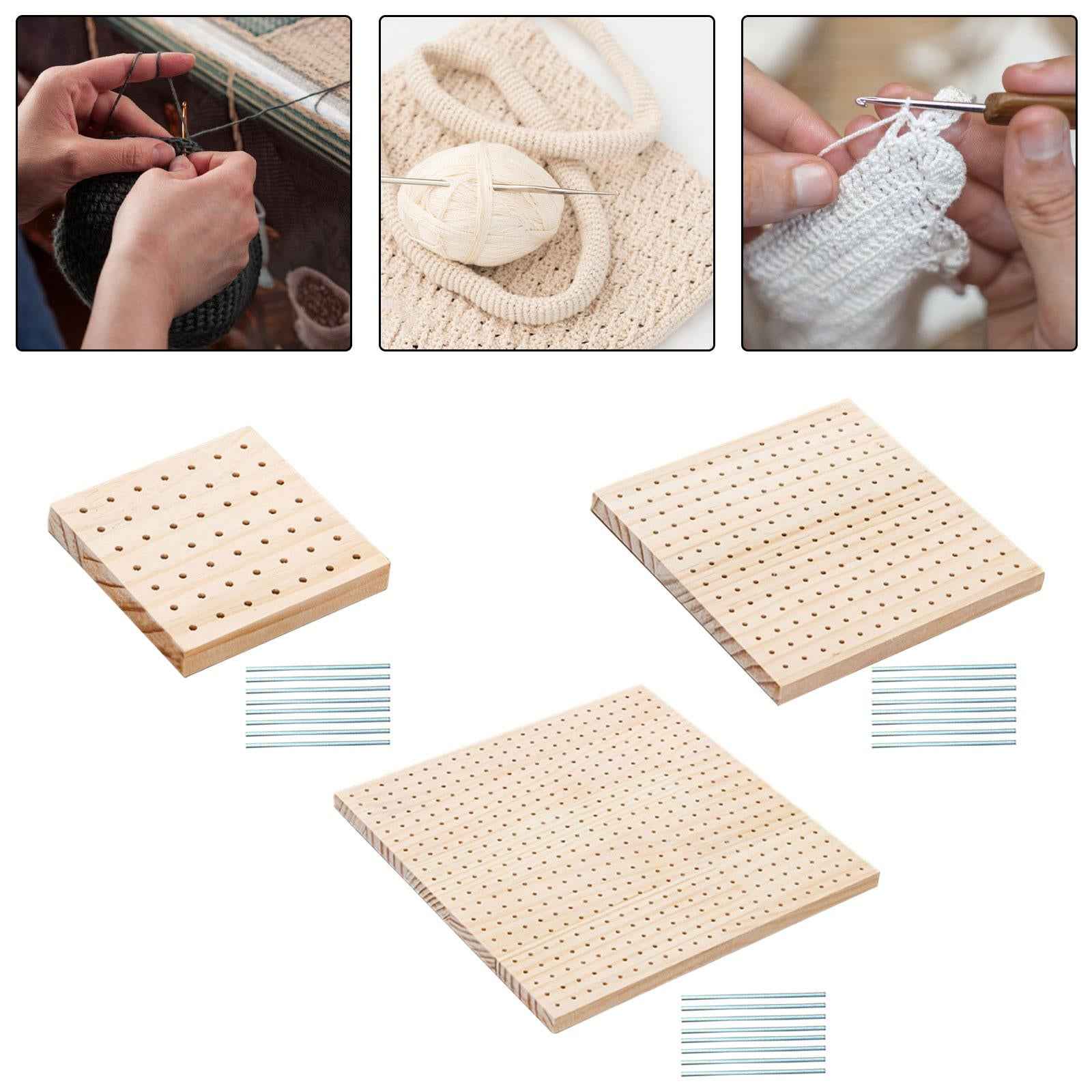 Crochet Blocking Board Gifts Blocking Mats for Granny Squares DIY Crocheting 10cmx10cm