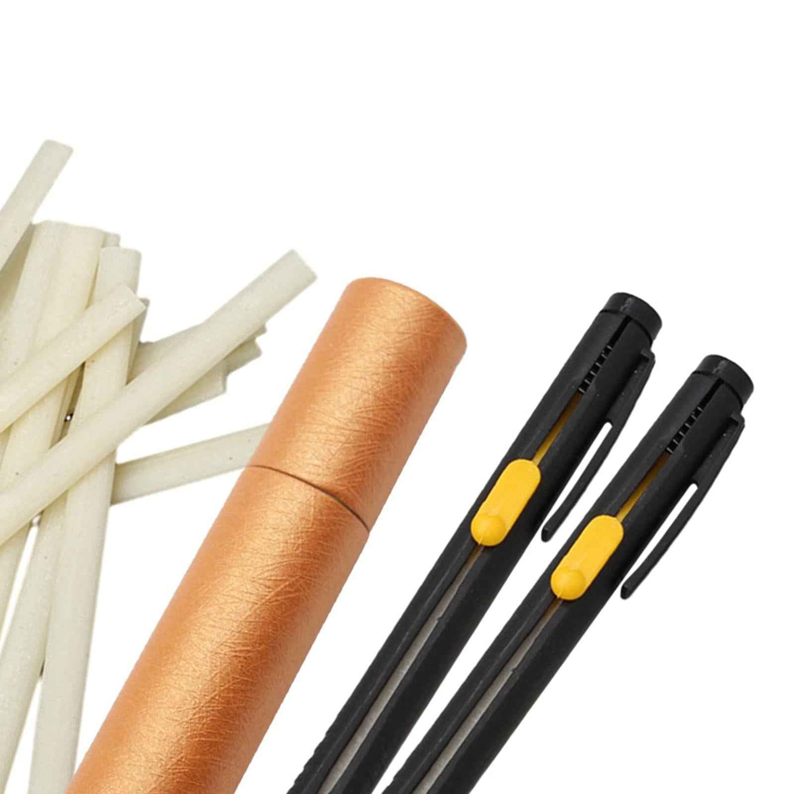 Tailors Chalk Portable Fabric Marker Pen for Dressmaking Sewing Cross Stitch 2 Pens w 20 Refills