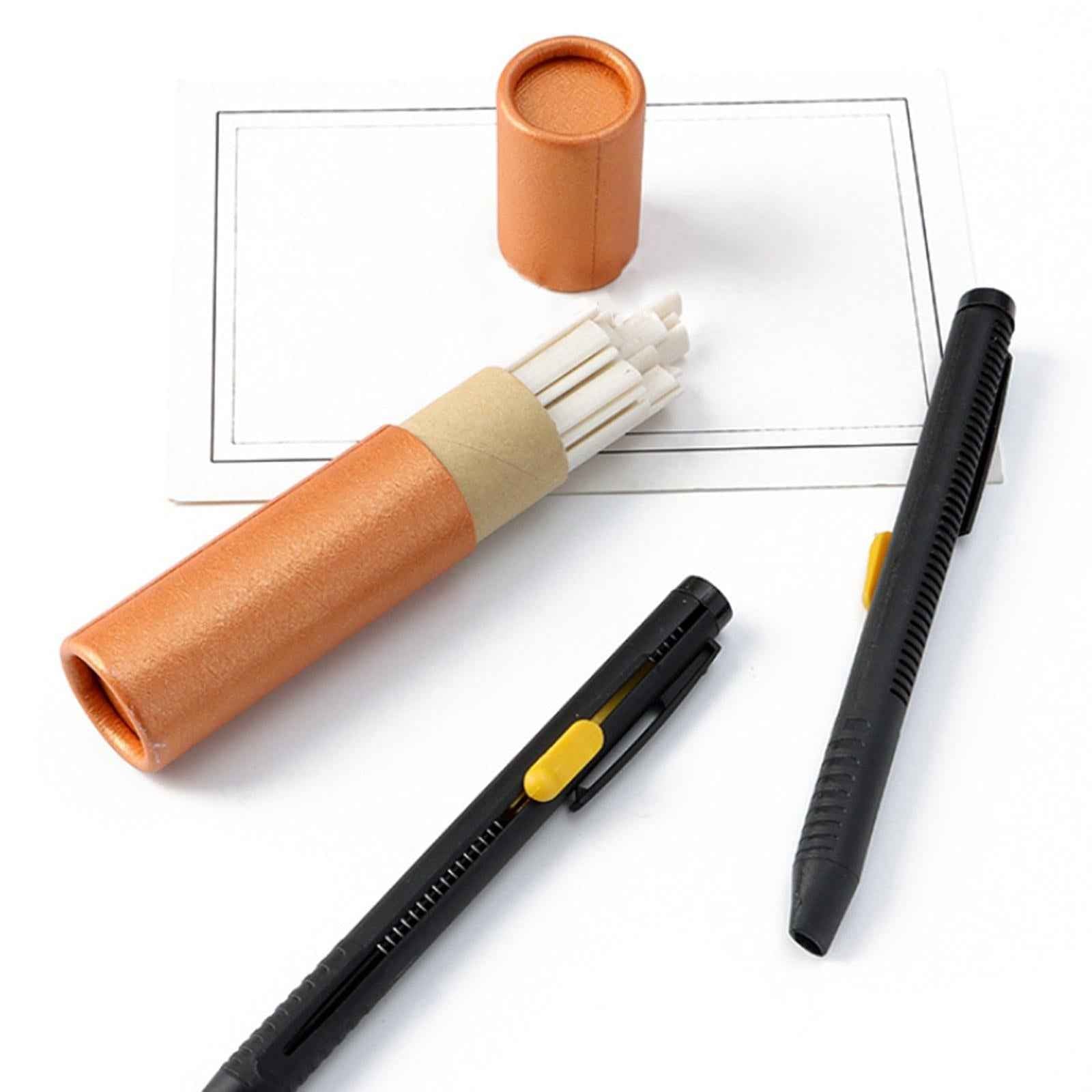 Tailors Chalk Portable Fabric Marker Pen for Dressmaking Sewing Cross Stitch 2 Pens w 20 Refills