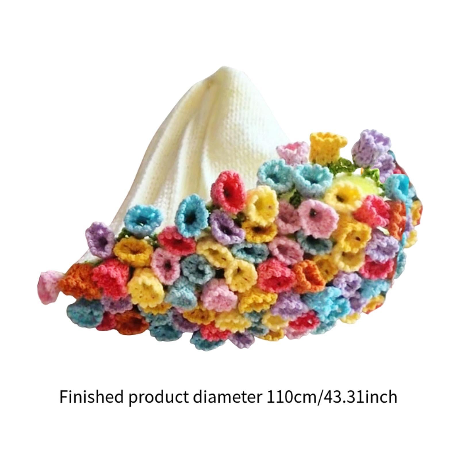 Bouquet Blanket Crochet Kit Elegant Crochet Starter Kit for Adults Beginners M