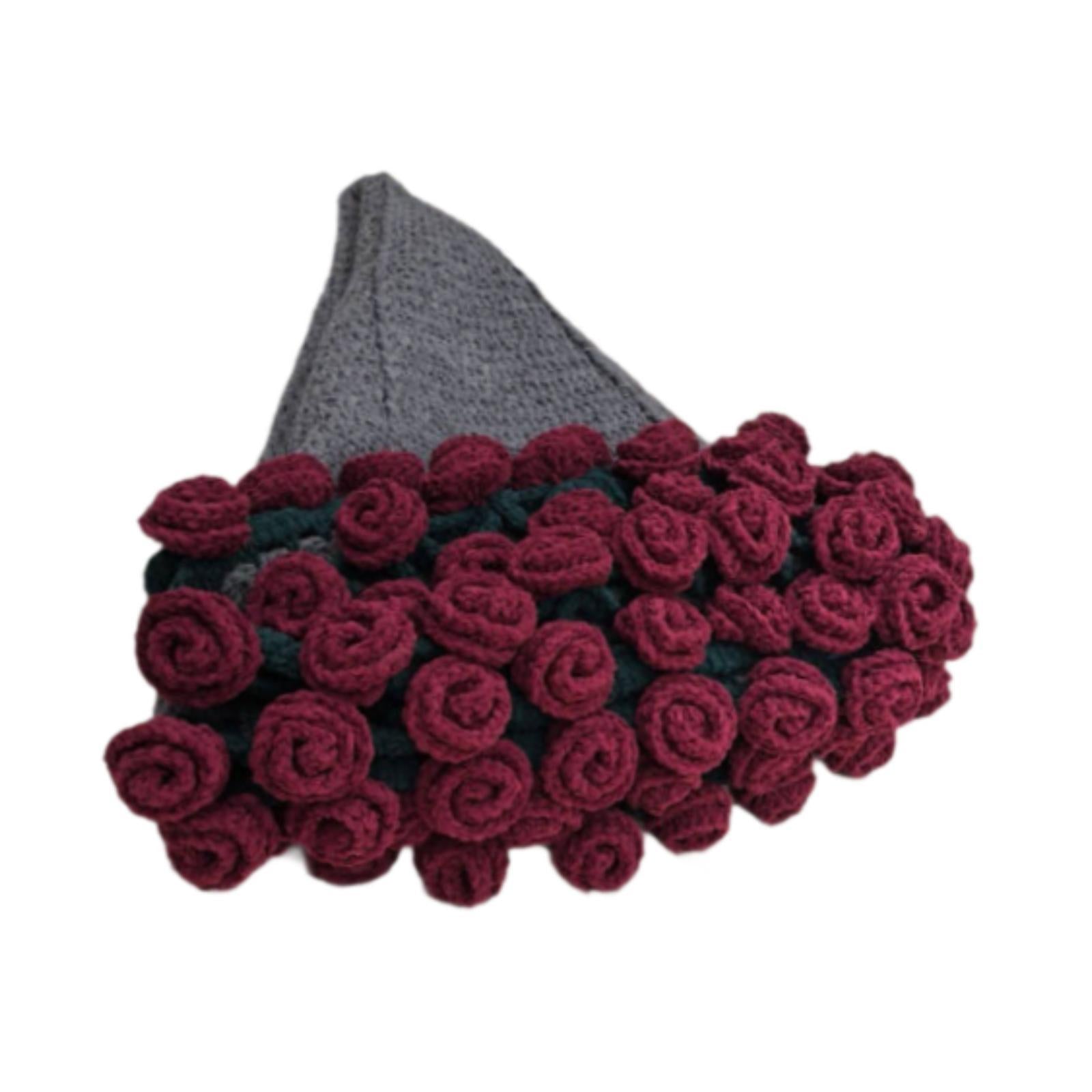 Bouquet Blanket Crocheting Kit Crochet Starter Kit for Adults Beginners Gift
