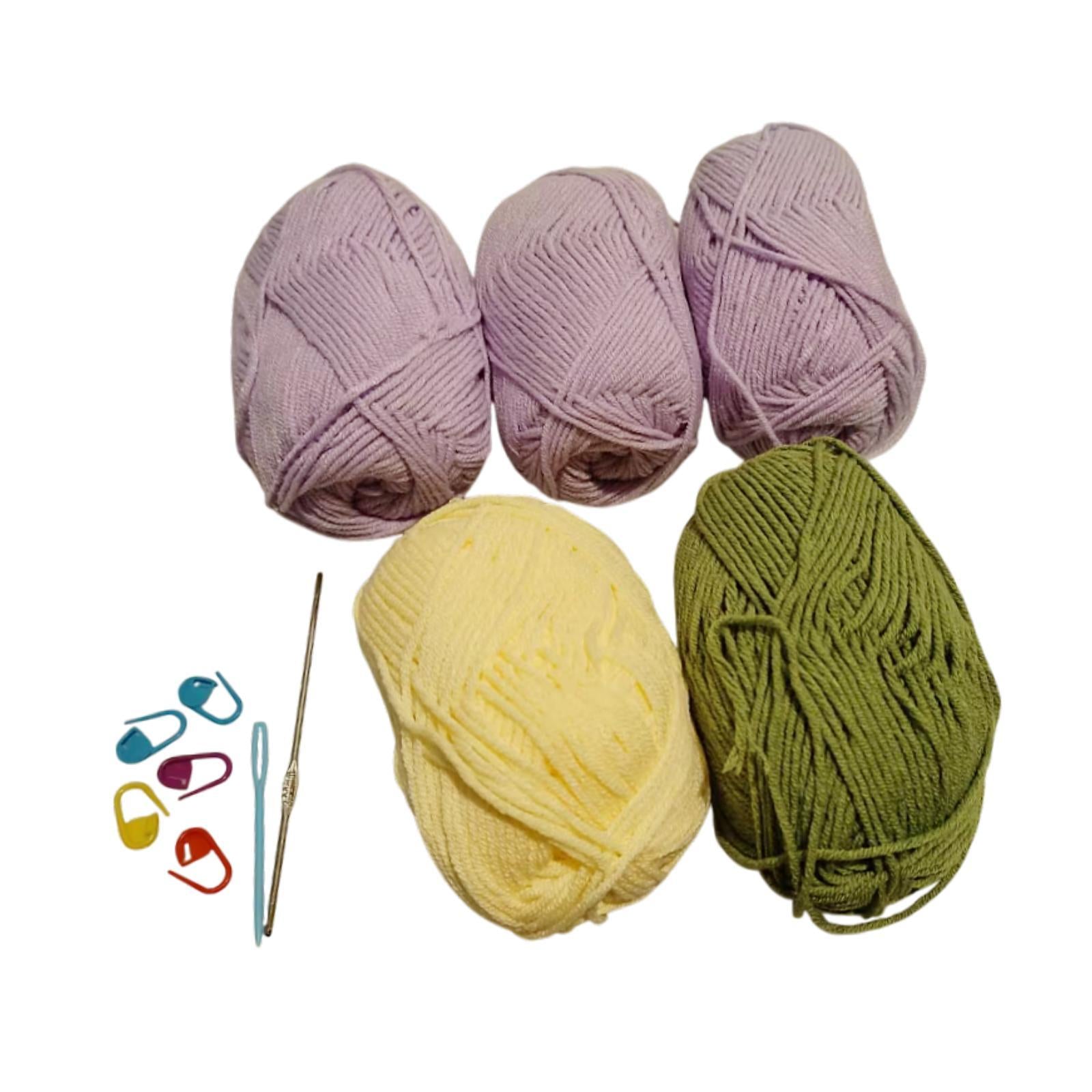 Bouquet Blanket Crochet Kit Crochet Starter Kit for Wedding Adults Beginners Yellow