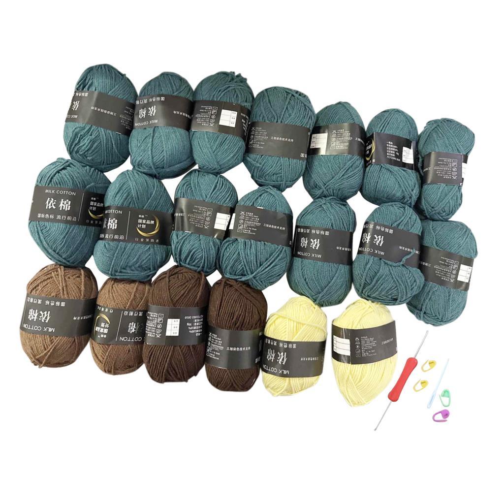 Bouquet Blanket Crochet Kit Decor Gift DIY for Enthusiast Beginners Birthday