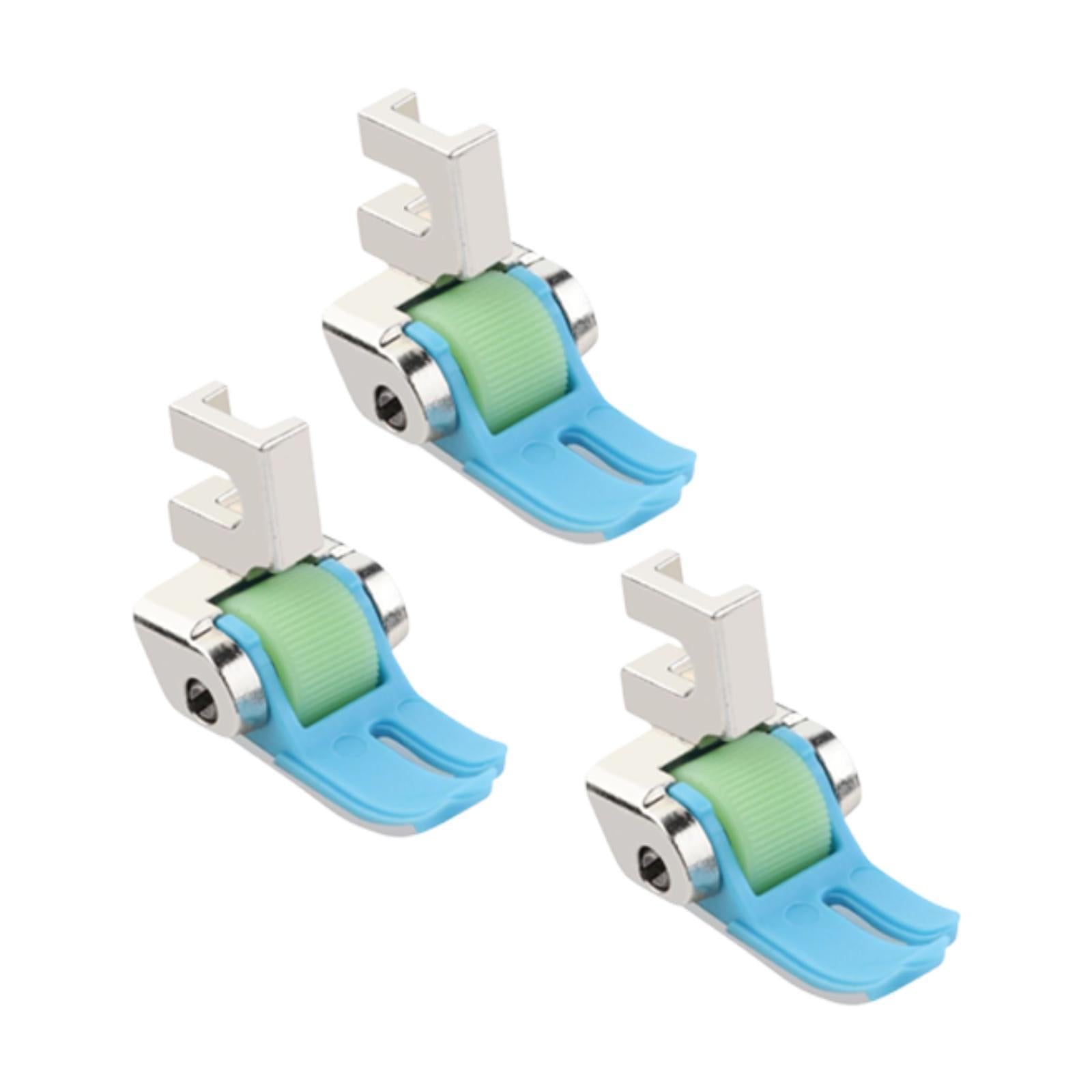 3Pcs Narrow Roller Presser Foot Replace Parts for Sewing Machine Accessories