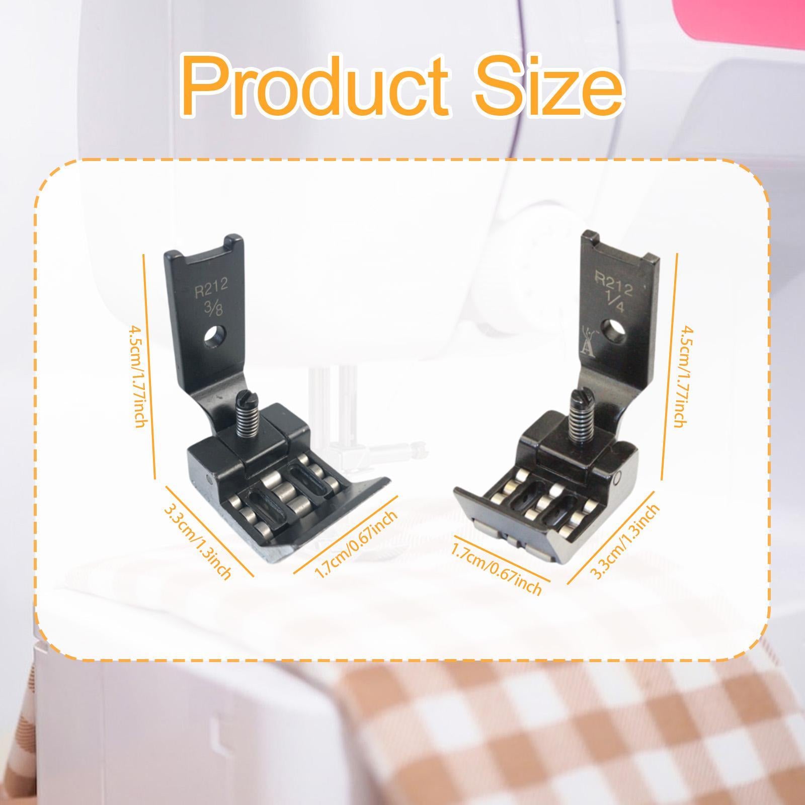 Roller Presser Foot Easy to Use Sturdy Anti Uneven for Spare Part Attachment 6 MM