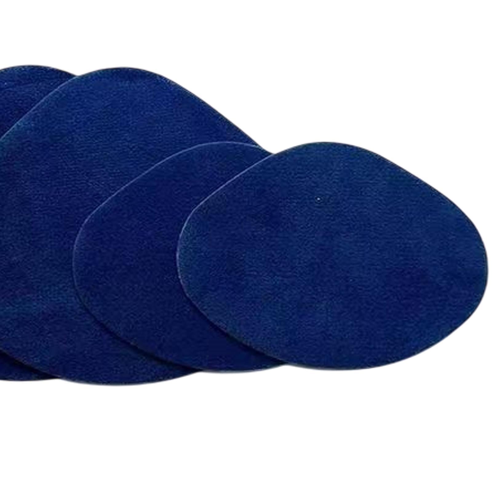 4x Shoe Heel Repair Patches for Men and Women Wear Resistant Heel Hole Stickers Blue