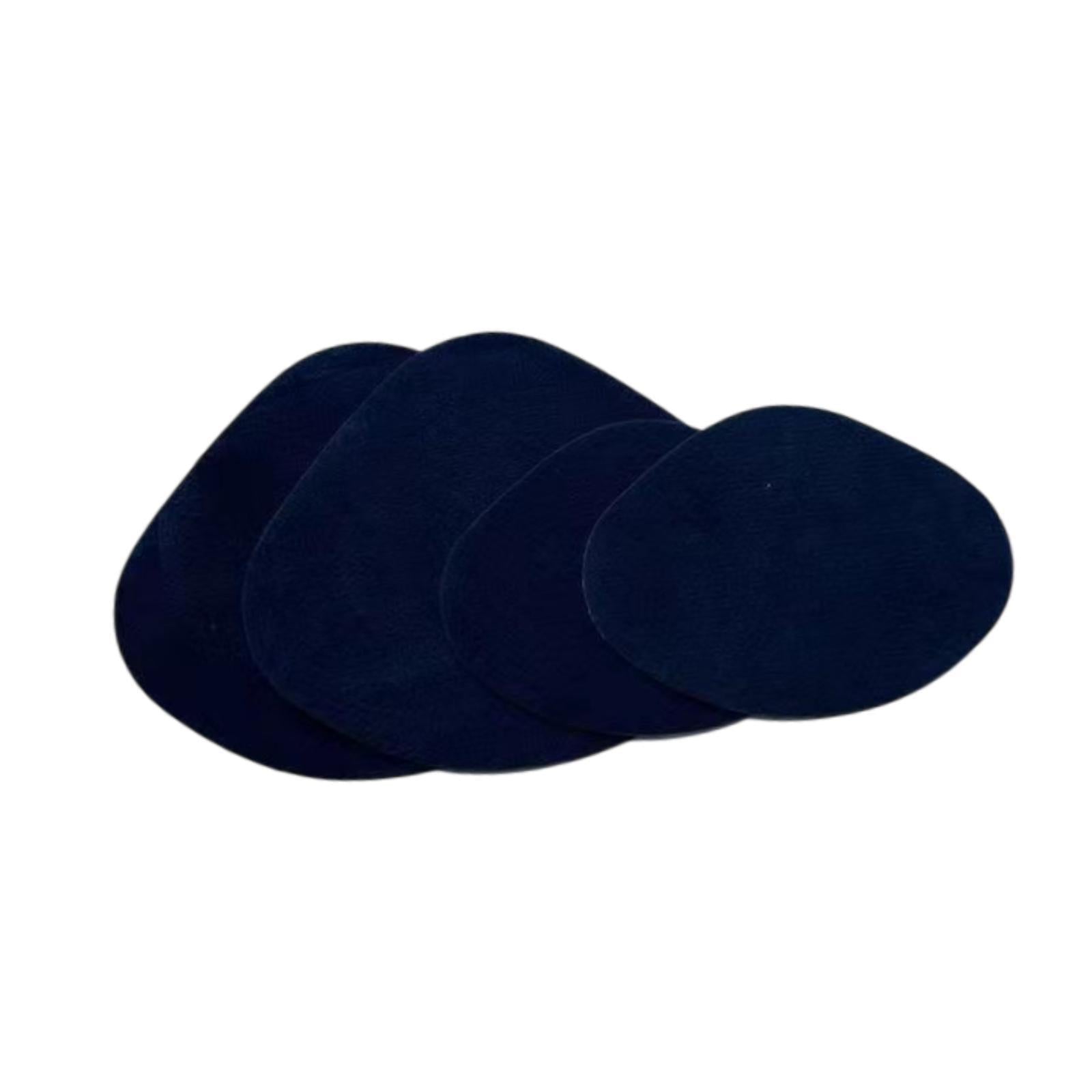 4x Shoe Heel Repair Patches for Men and Women Wear Resistant Heel Hole Stickers Dark Blue
