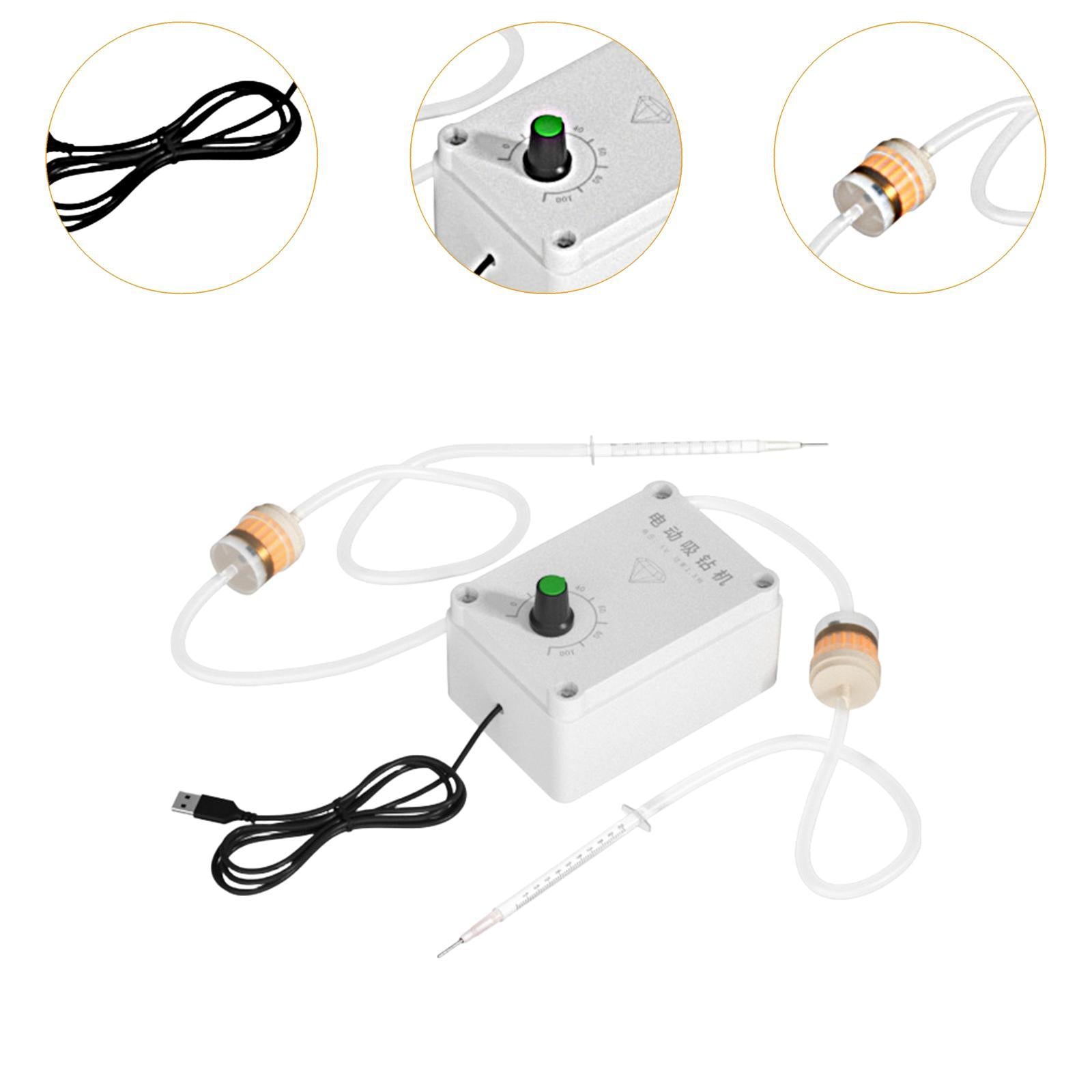 Electric Stones Art Painting Pen Kit Easy to Use Low Noise Adjustable Suction