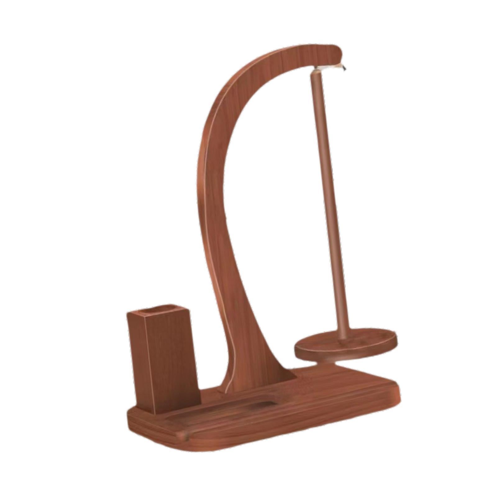 Yarn Ball Holder Stable Wood Yarn Dispenser for Knit Crocheting Craft Sewing