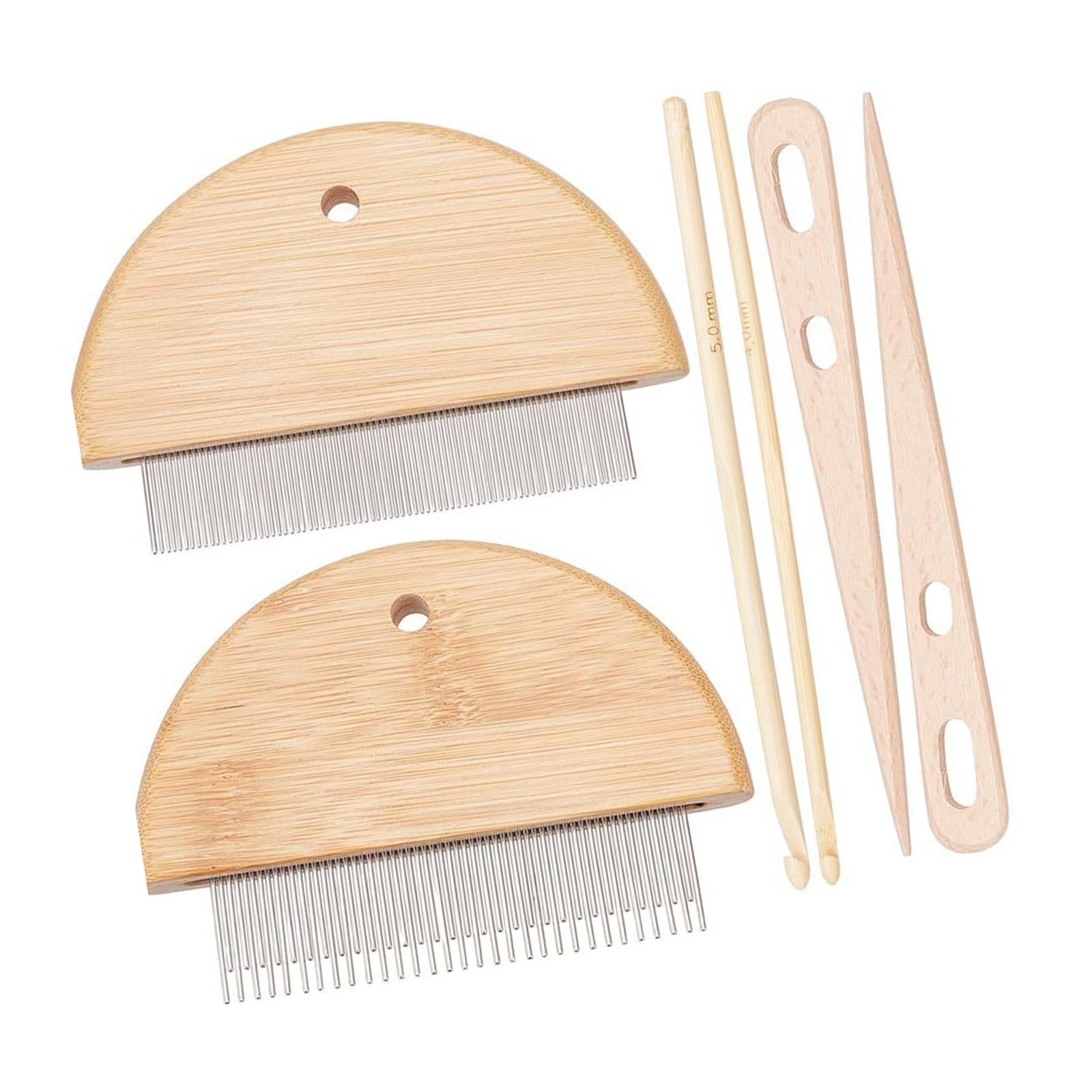 6Pcs Tapestry Weaving Comb Tools Handcraft DIY Craft Hand Knitting Tool