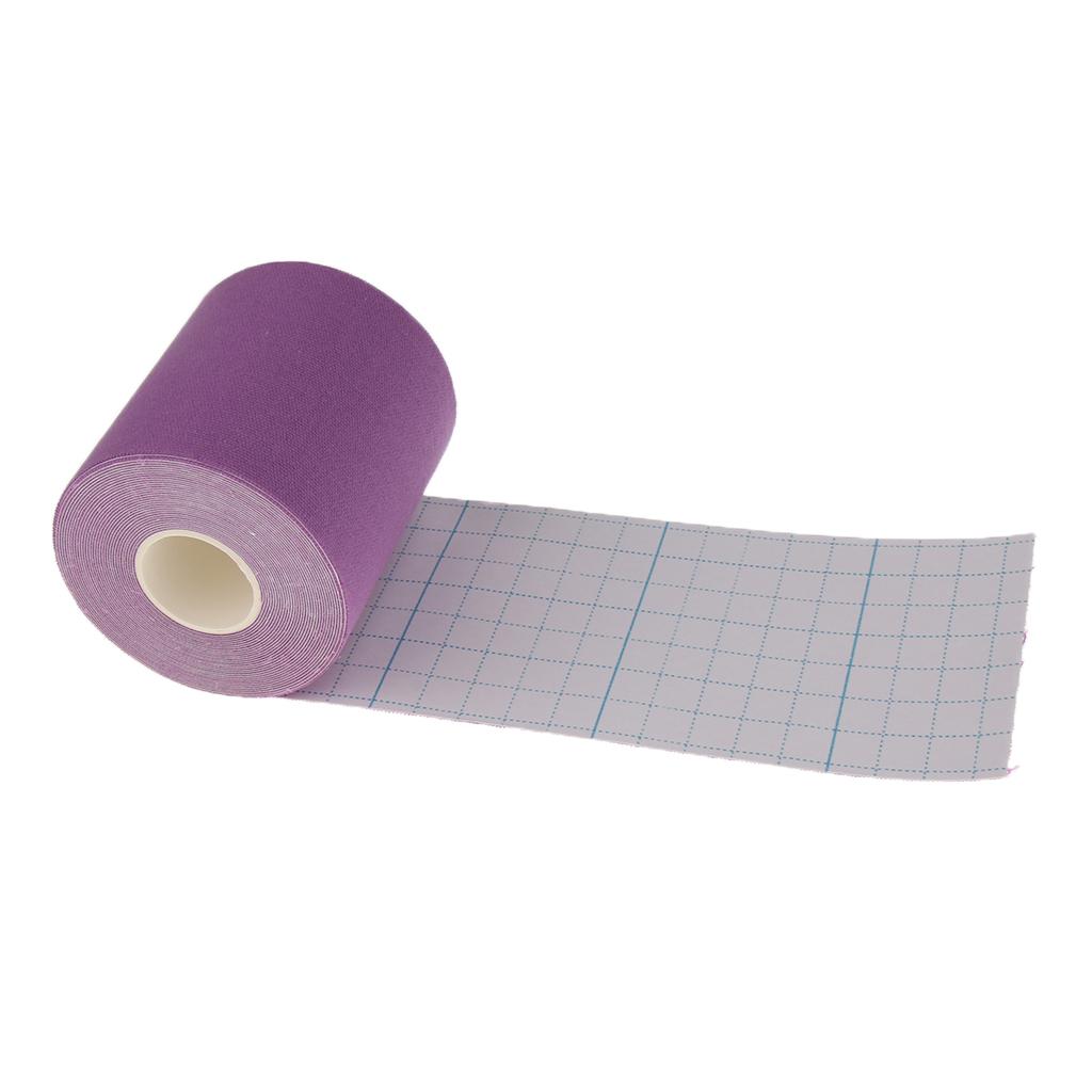 5m Elastic Sports Kinesiology Tape Muscle Physio Therapeutic Purple