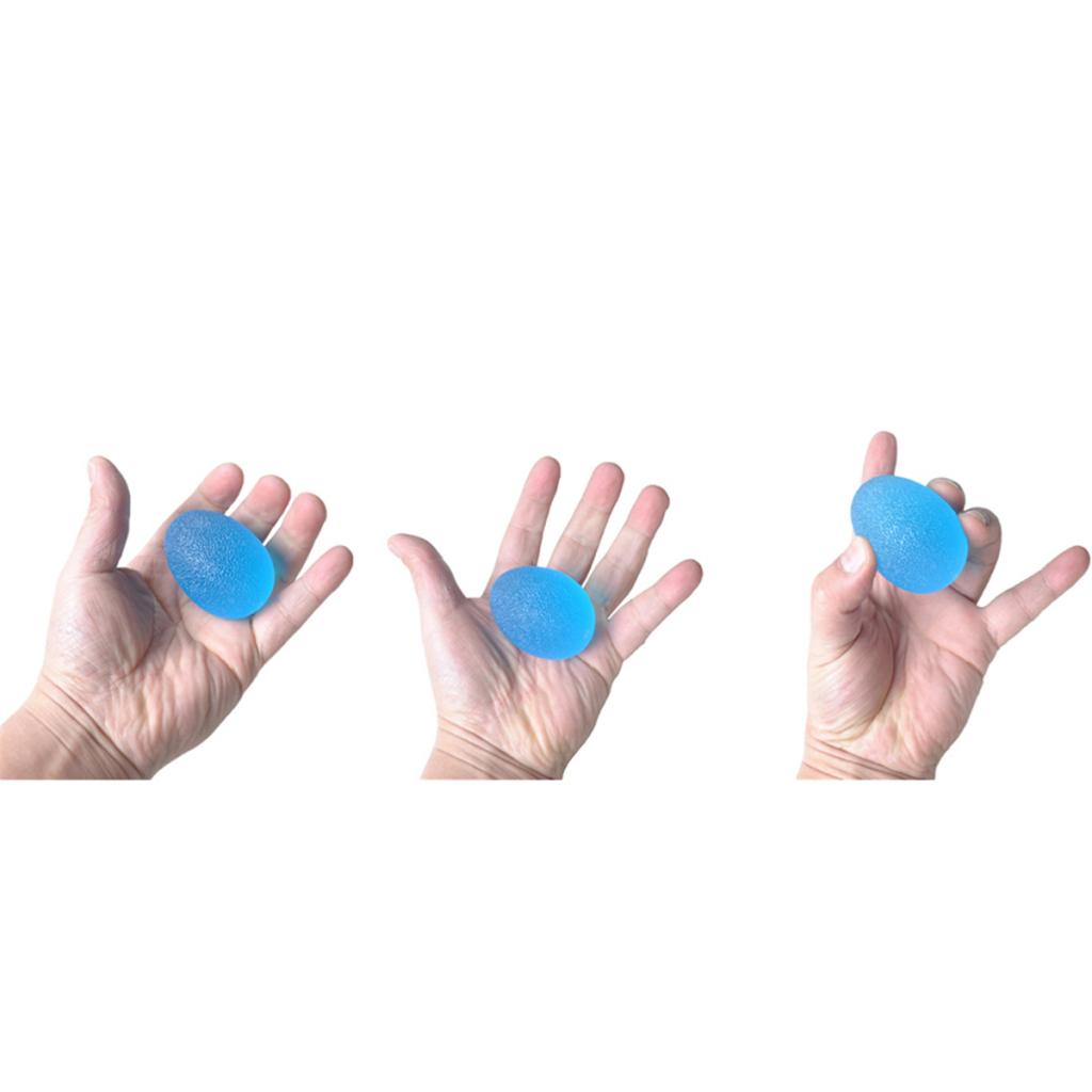 Fingers Palm Exercise Grip Strength Ball Hand Squeeze Exerciser Yellow Soft