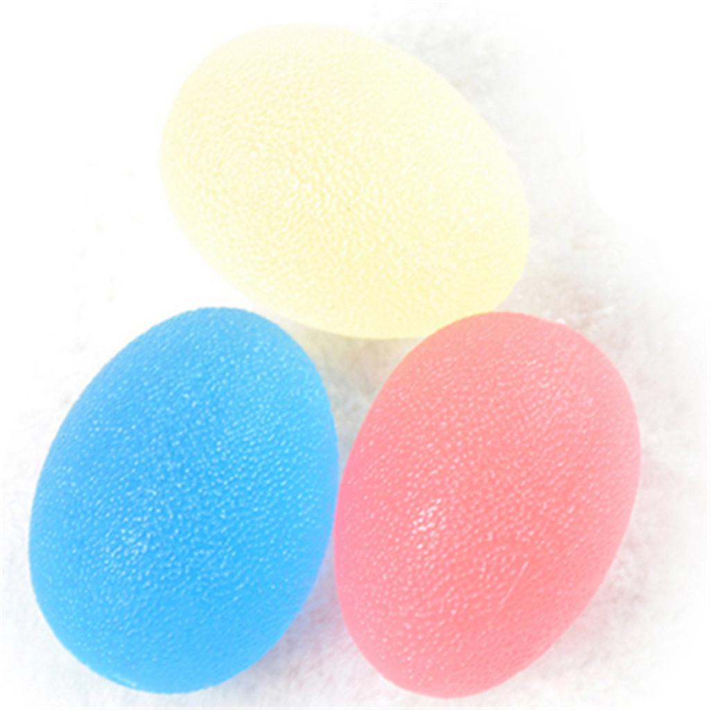Fingers Palm Exercise Grip Strength Ball Hand Squeeze Exerciser Yellow Soft
