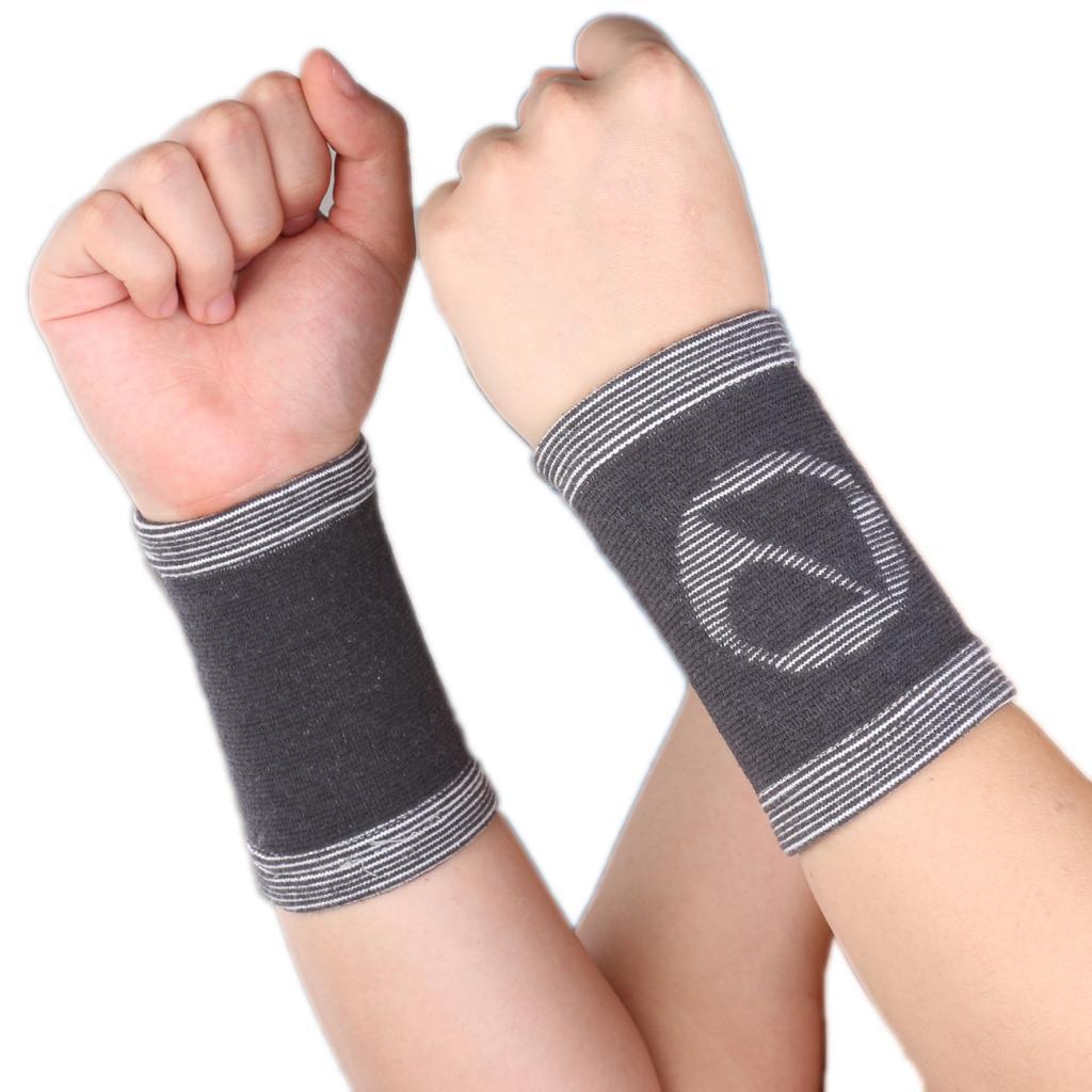 1 Pair Right Left Compression Wrist Sleeves Arthritis Relief Wraps L