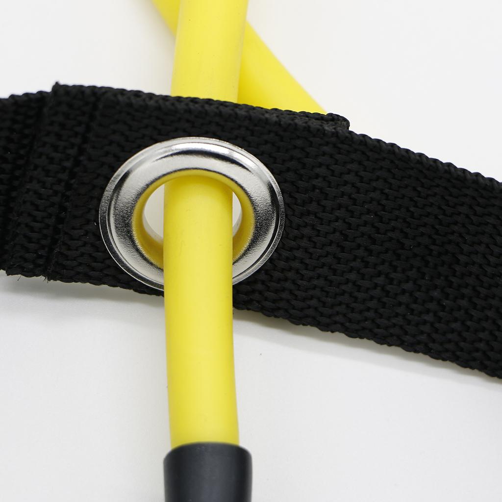 5xResistance Band Pilates Tube Pull Rope Gym Yoga Fitness Cord Green