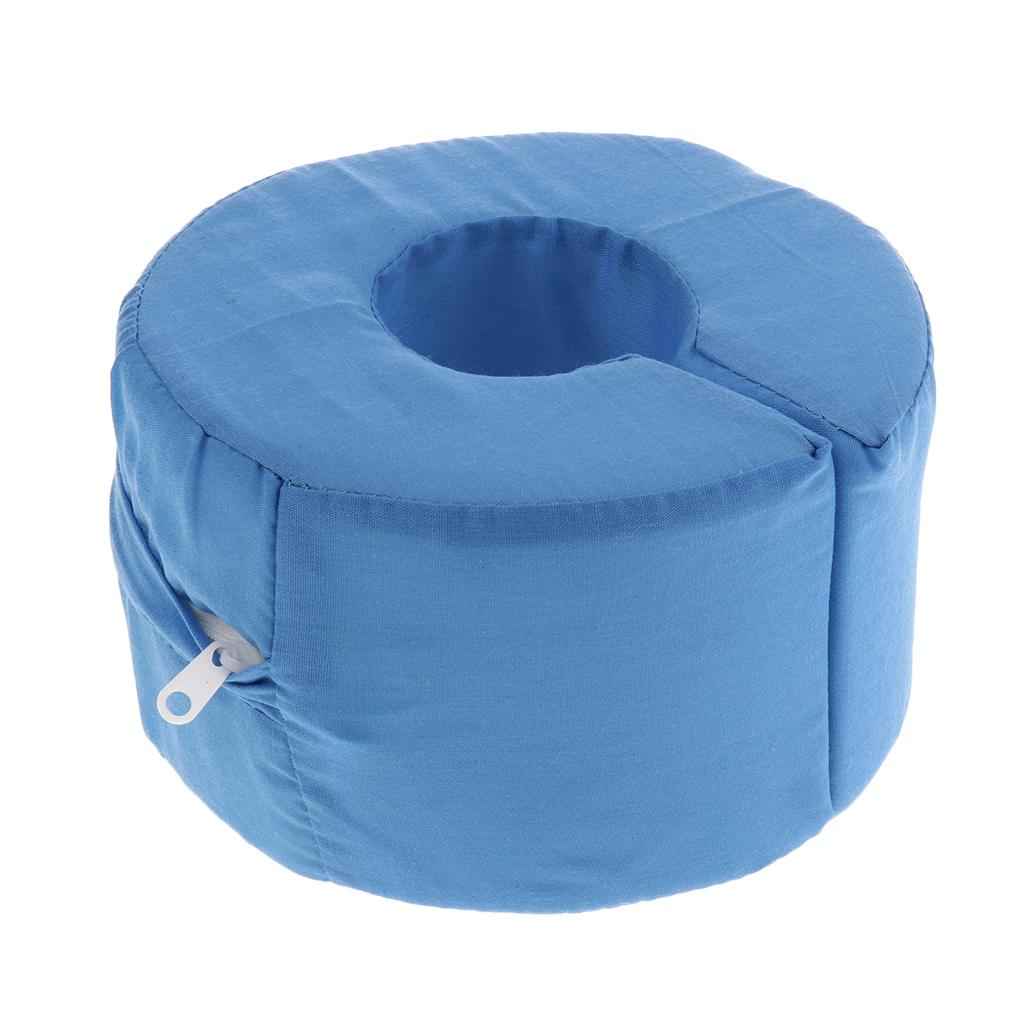 Adjustable Loop Foot Hand Foam Elevator Cushion Leg Rest Elevation Pillow Anti Bedsore Ankle Swelling Relief Blue
