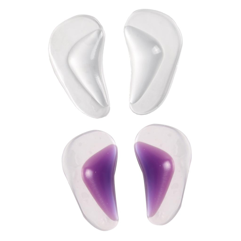 2 Pair of Women Silicone Gel Arch Support Insoles High Heel Inserts Pads