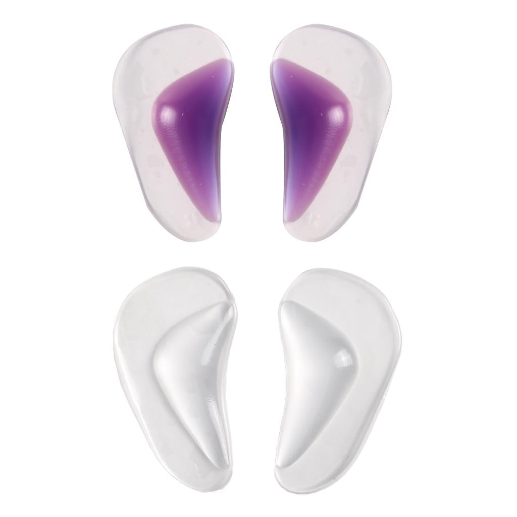 2 Pair of Women Silicone Gel Arch Support Insoles High Heel Inserts Pads