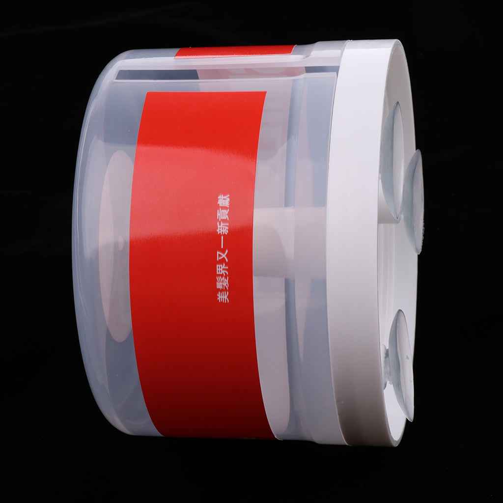 Barber Disposable Neck Strip / Paper / Tissue / Collar / Tape Dispenser Roll Holder, Durable Plastic, Sucker Design