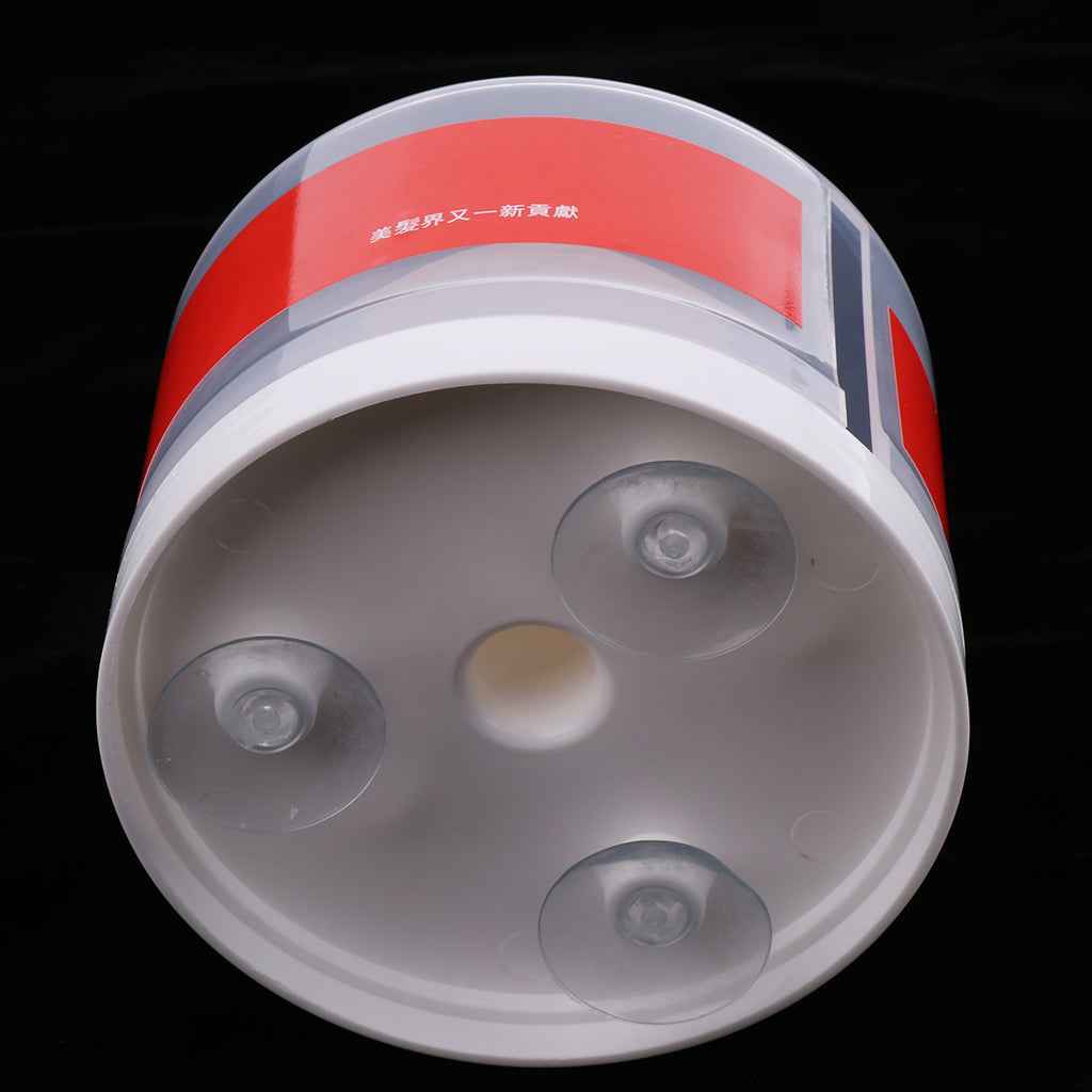 Barber Disposable Neck Strip / Paper / Tissue / Collar / Tape Dispenser Roll Holder, Durable Plastic, Sucker Design