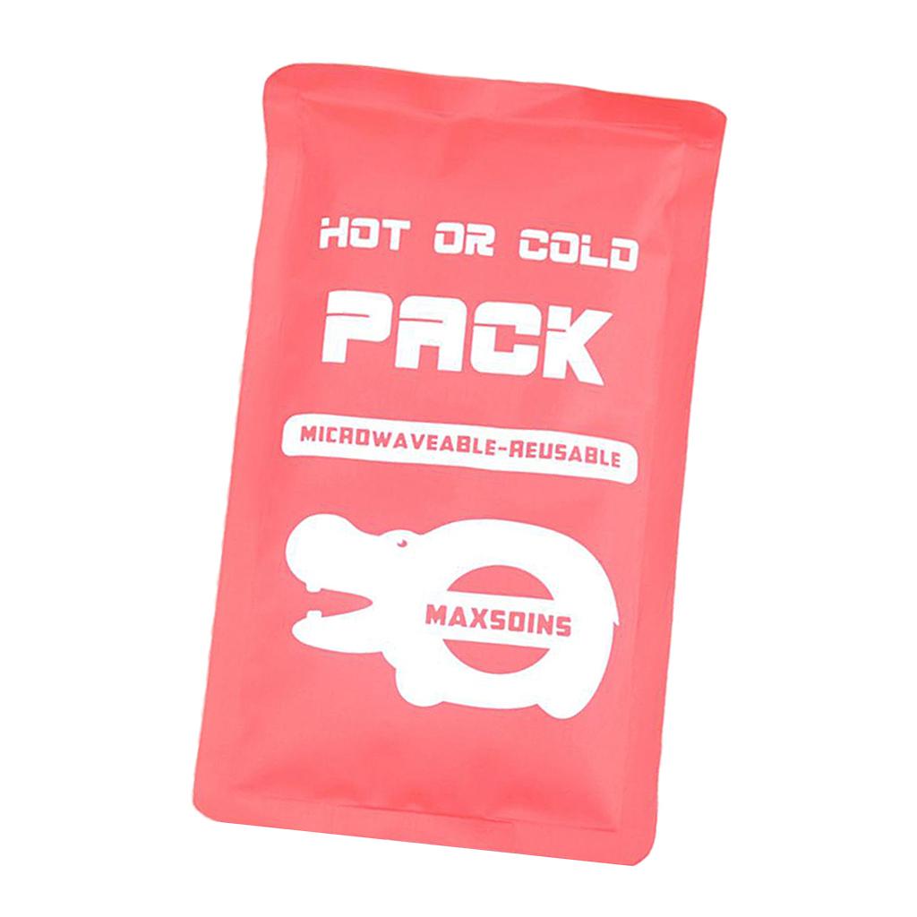 Waterproof Gel Microwavable Freezable Hot Cold Pack For Injuries Red