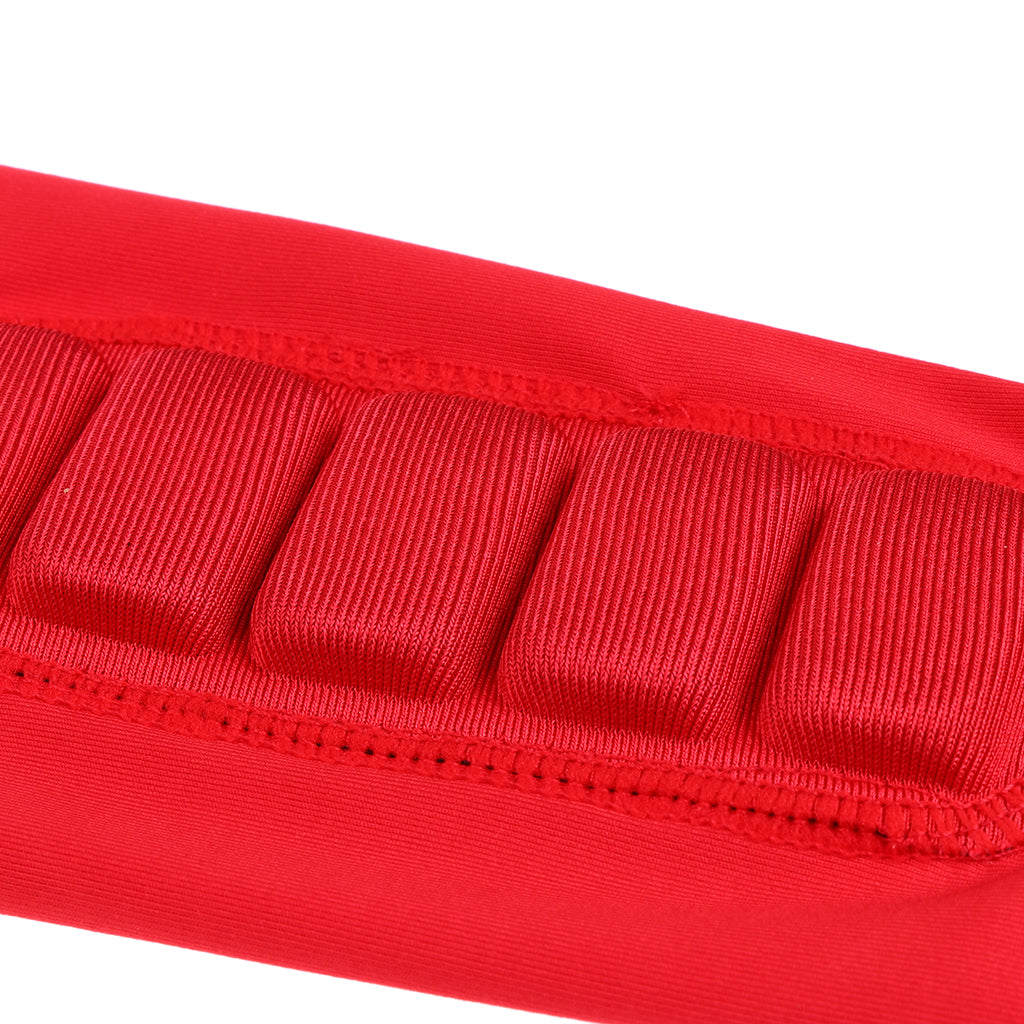 Sports Elbow Support Brace Protector Guard Pad Arm Compression Sleeve M Red