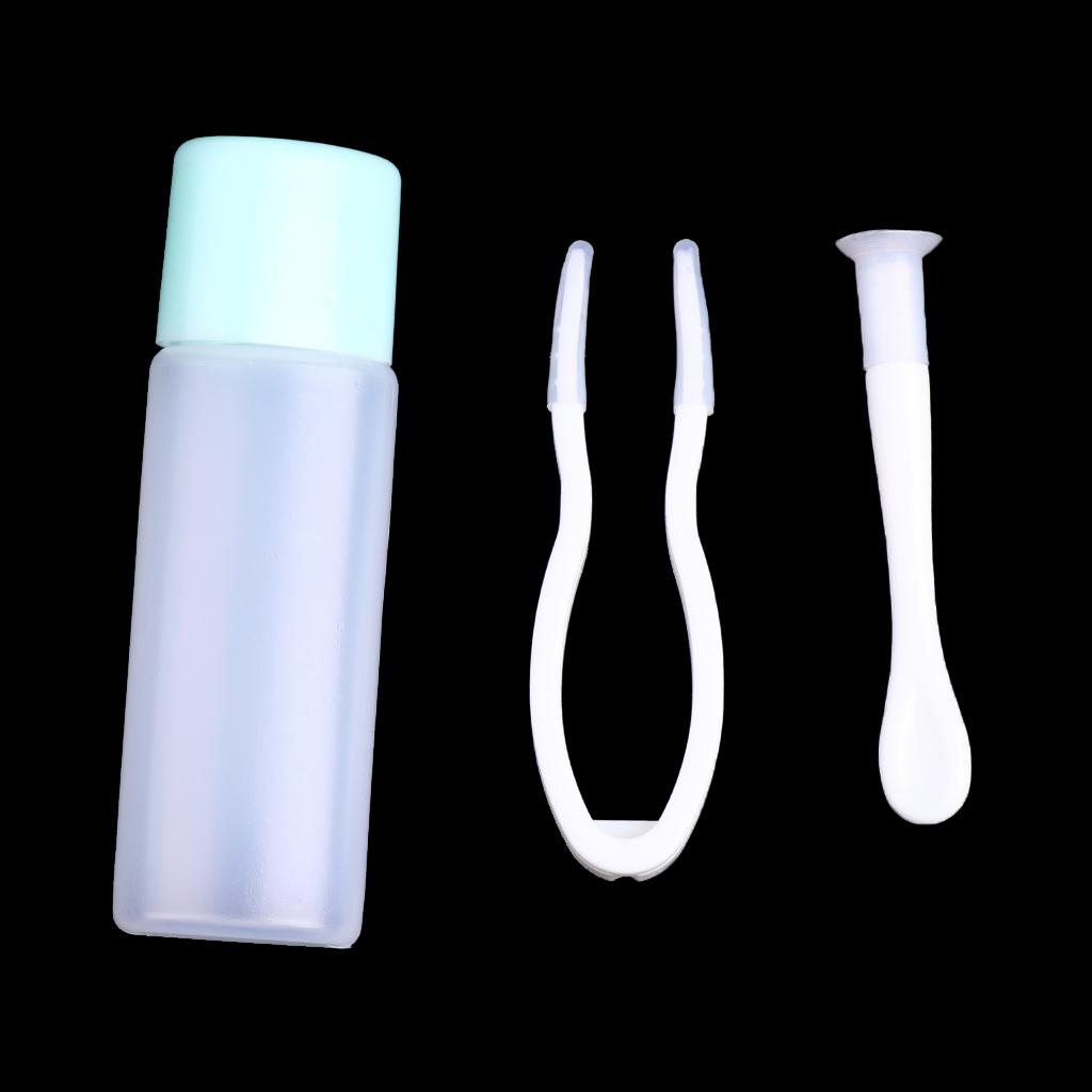 Travel Cute Mini Contact Lens Case Holder Storage Mirror Box Container White
