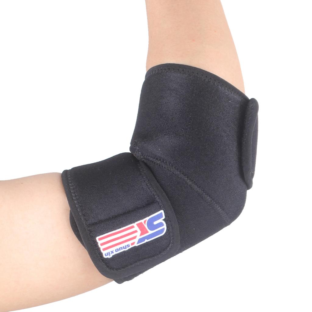 Outdoor Adjustable Elbow Brace Strap Arm Compression Sleeves Guard Support